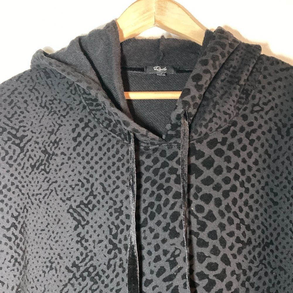 Rails Rails Nico Black Flocked Cobra Hoodie Womens Size L Pullover Size L / US 10 / IT 46 - 6 Thumbnail
