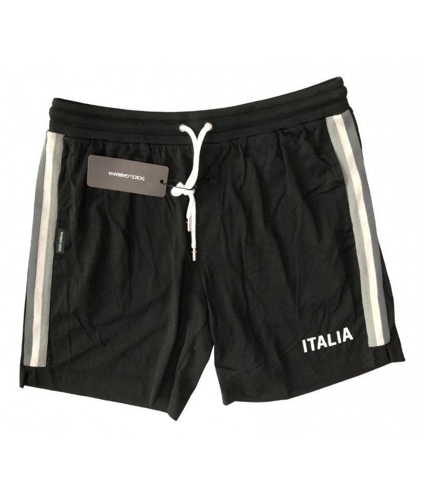 Dolce & Gabbana Dolce & Gabbana 🇮🇹 Italia Embroidered Logo Shorts 50 NEW Size US 34 / EU 50 - 1 Thumbnail