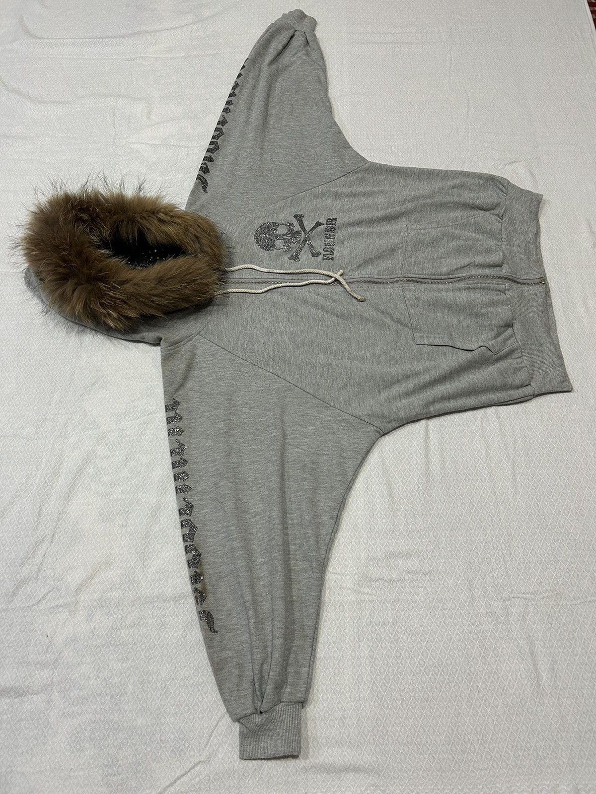 Japanese Brand 💸BINDINGOFFER💸Fur Hoodie Flounder Skull LGB Ifsixwasnine Size US L / EU 52-54 / 3 - 4 Thumbnail