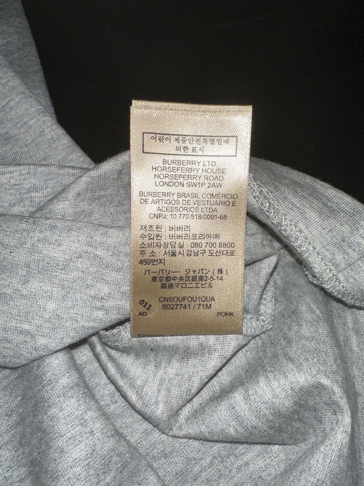 Burberry Grey Burberry Shirt Size US XL / EU 56 / 4 - 3 Thumbnail