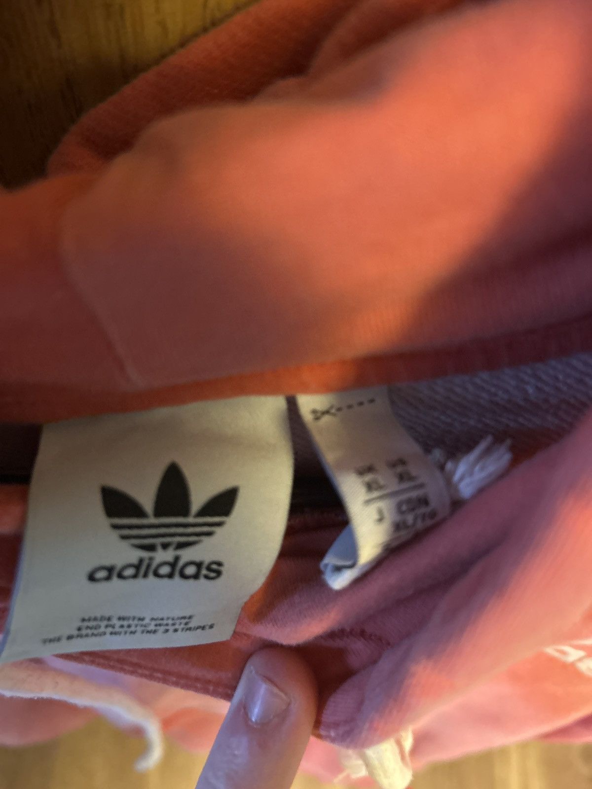Adidas Red Vintage Adidas Finalist Die WeltMarke Dem 3 Streifen Size US XL / EU 56 / 4 - 5 Thumbnail