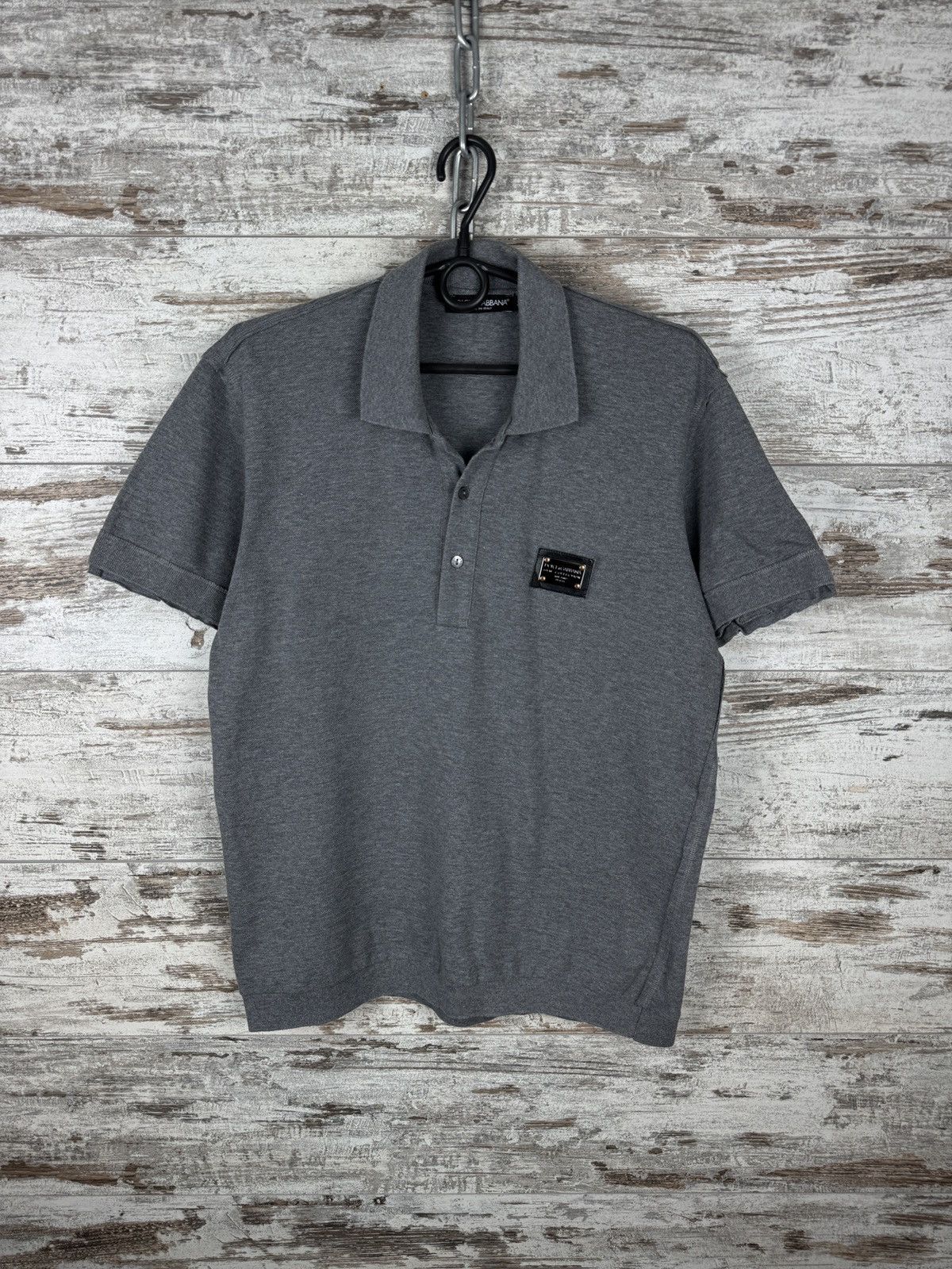 Dolce & Gabbana Mens Vintage Dolce & Gabbana T-shirt luxury polos tee gray Size US M / EU 48-50 / 2 - 2 Thumbnail