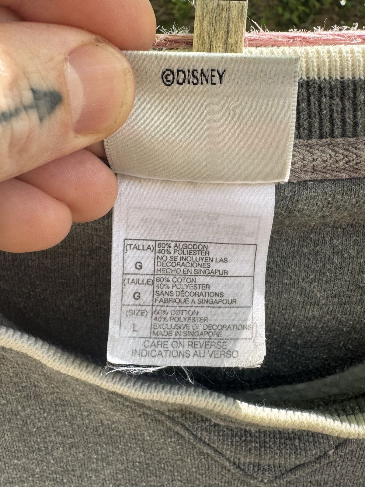 Disney Vintage Disney Cheshire Cat Crewneck Sweatshirt Size US L / EU 52-54 / 3 - 6 Thumbnail