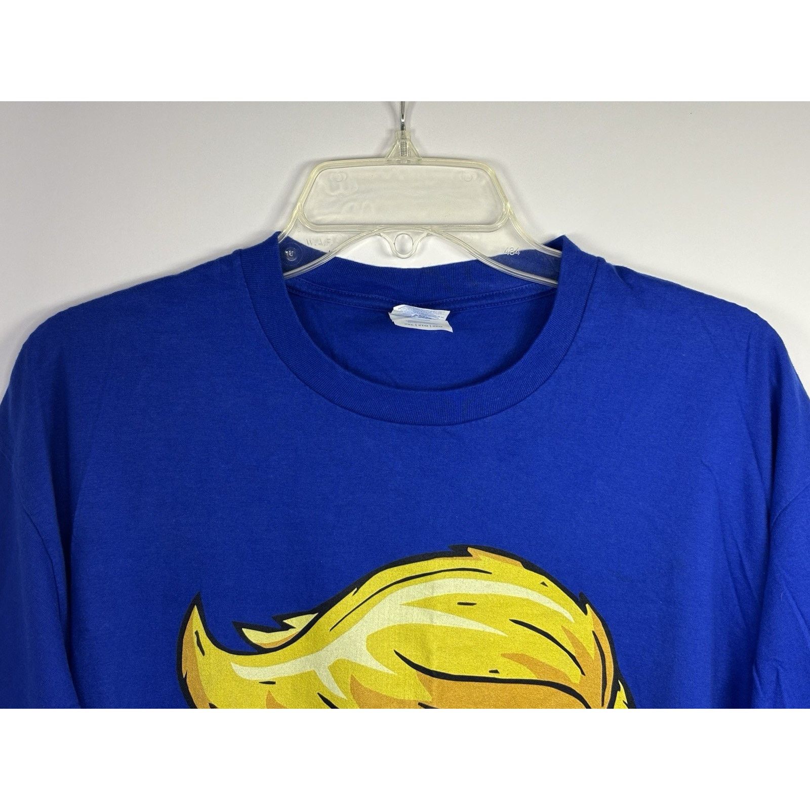 The Unbranded Brand Trump Punisher Skull Tee 2XL Blue USA Flag Hair Graphic Size US XXL / EU 58 / 5 - 5 Thumbnail