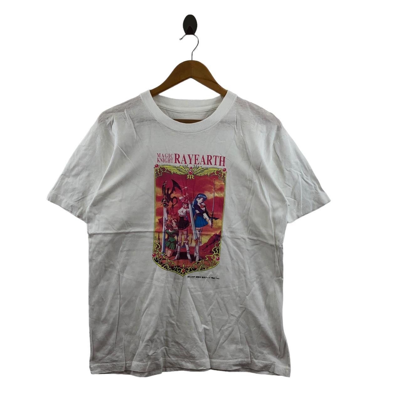 Anime Vintage 1993 MAGIC KNIGHT RAY EARTH Manga Anime Tee Shirt Size US M / EU 48-50 / 2 - 1 Thumbnail