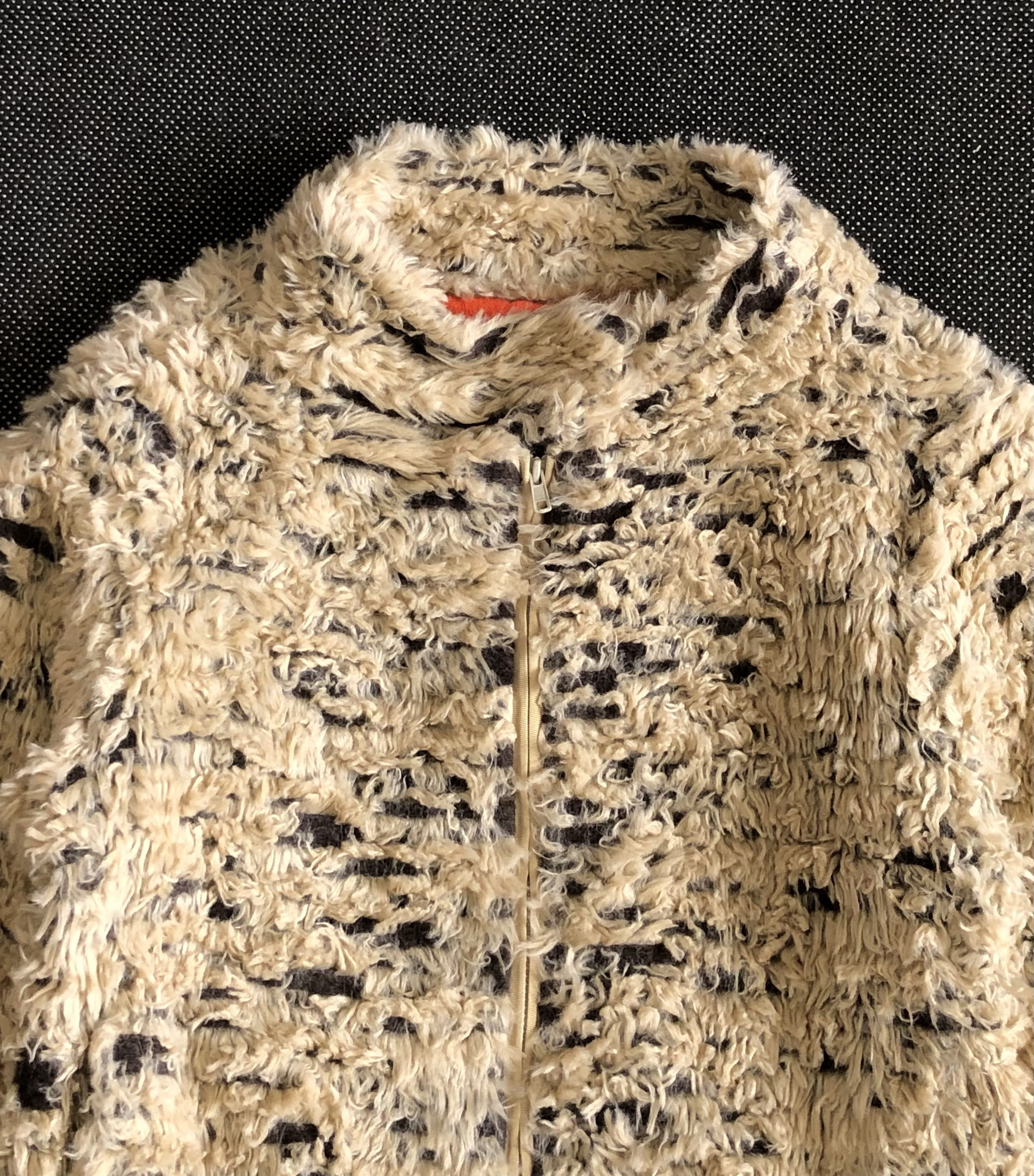 Issey Miyake A/W2014 ACRYLIC FUR PATCHY JACKET Size S / US 4 / IT 40 - 6 Thumbnail