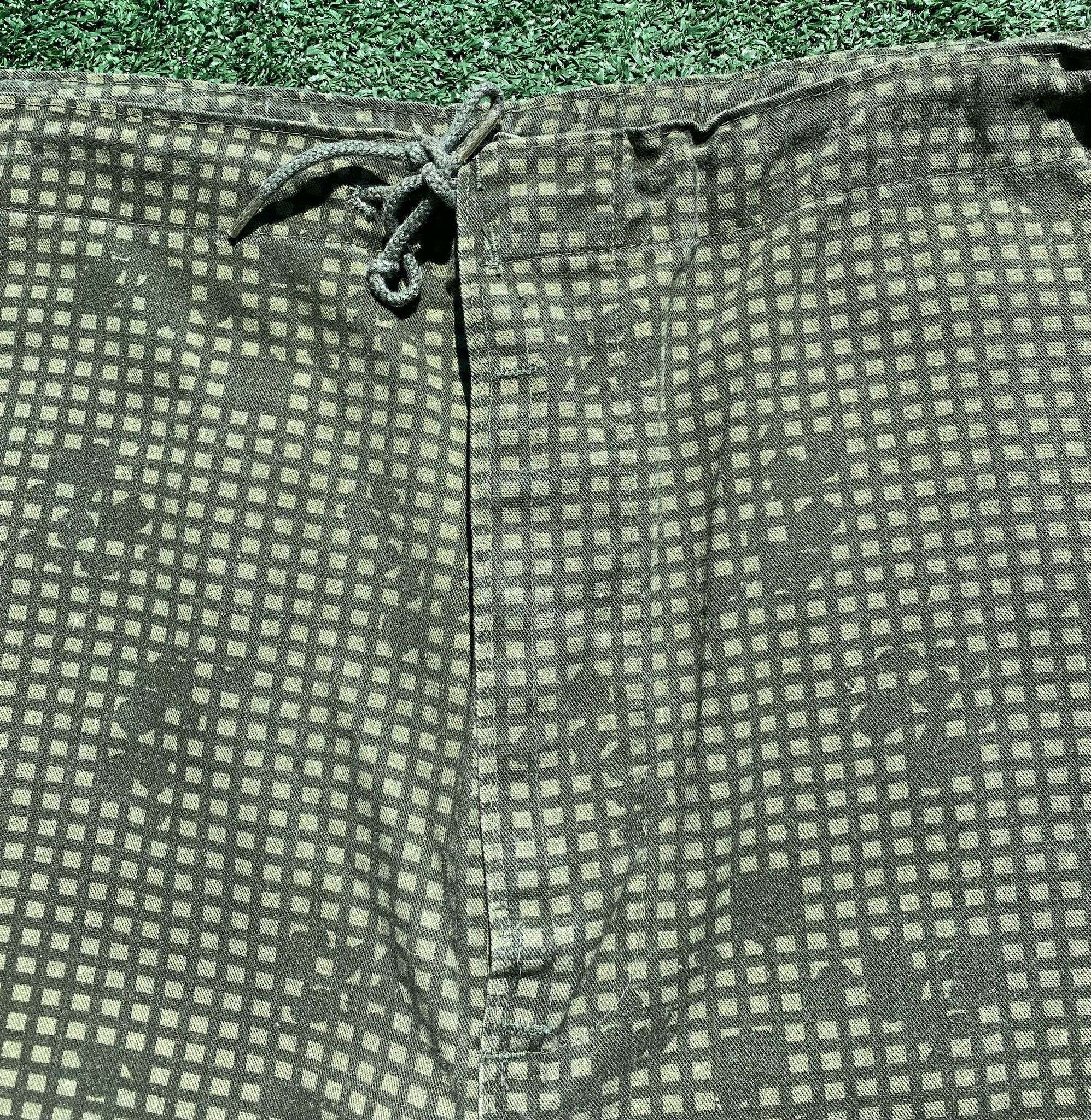 Vintage 1983 Night Desert Camo Camouflage Grid Utility Pants Large Size US 37 - 3 Thumbnail