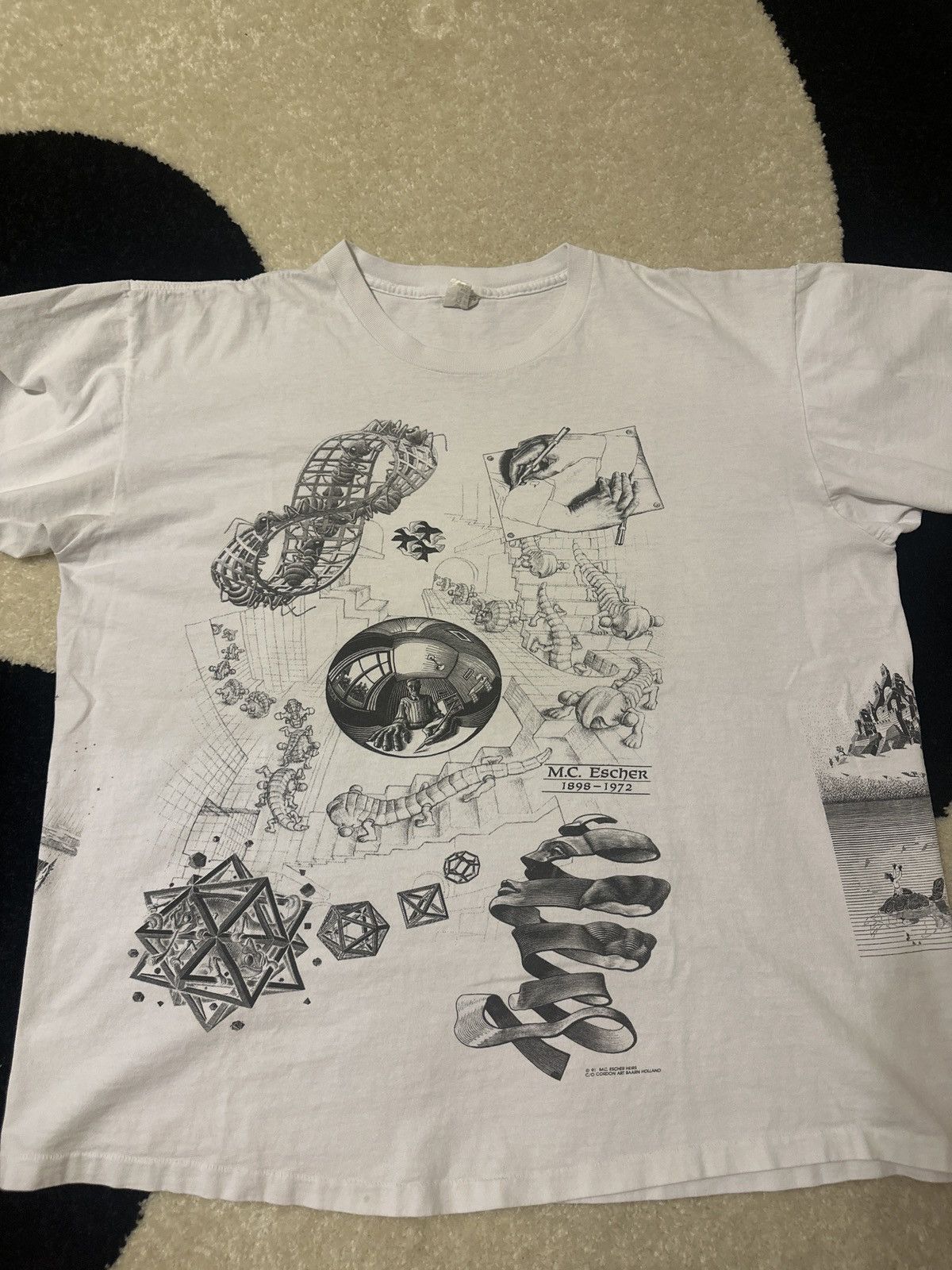 Vintage Vintage MC Escher Size US XL / EU 56 / 4 - 5 Thumbnail