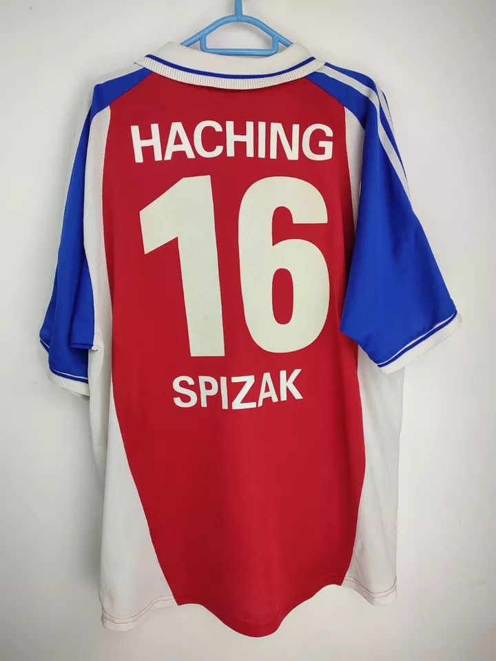 Adidas Spvgg Unterhaching home 2000-02 Matchworn #16 Spizak Size US XL / EU 56 / 4 - 7 Thumbnail