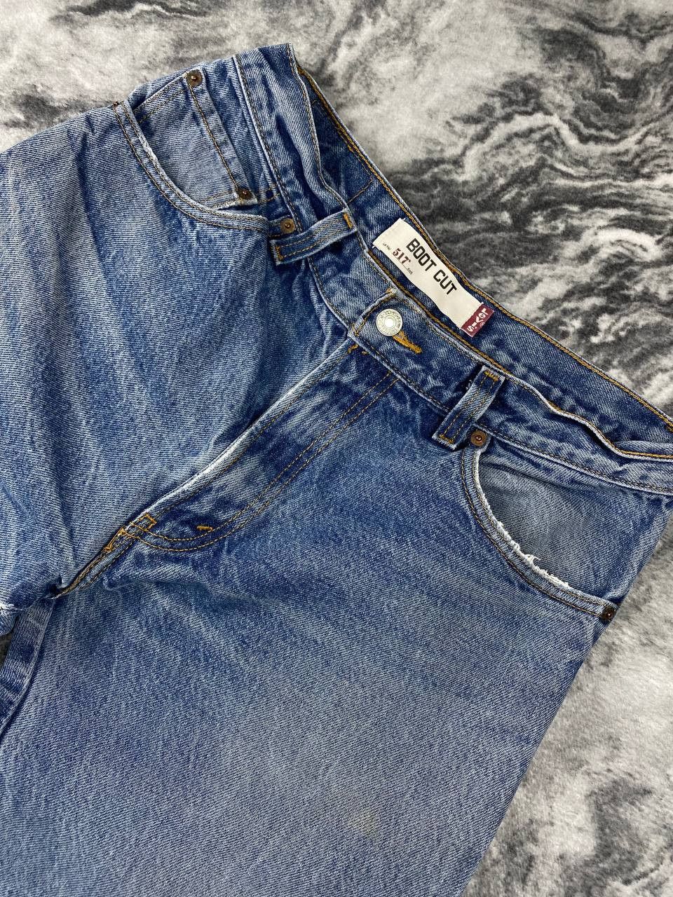 Levi's Vintage Levis 517 Boot Cut Denim Jeans Men Size 33 Blue Size US 33 - 9 Thumbnail