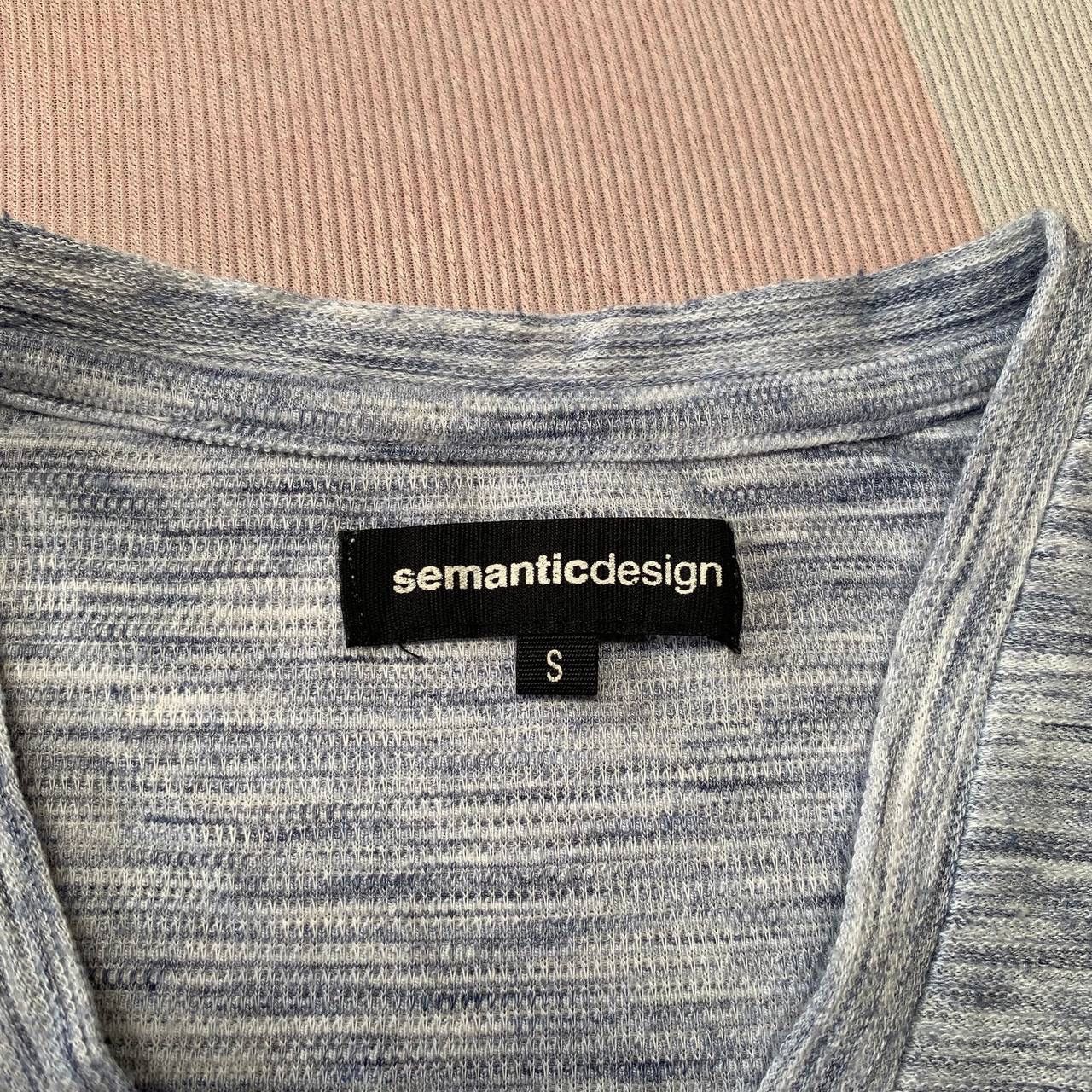 semanticdesign Semanticdesign Seditionaries/Punk Plain V-neck Tees Size US S / EU 44-46 / 1 - 3 Thumbnail