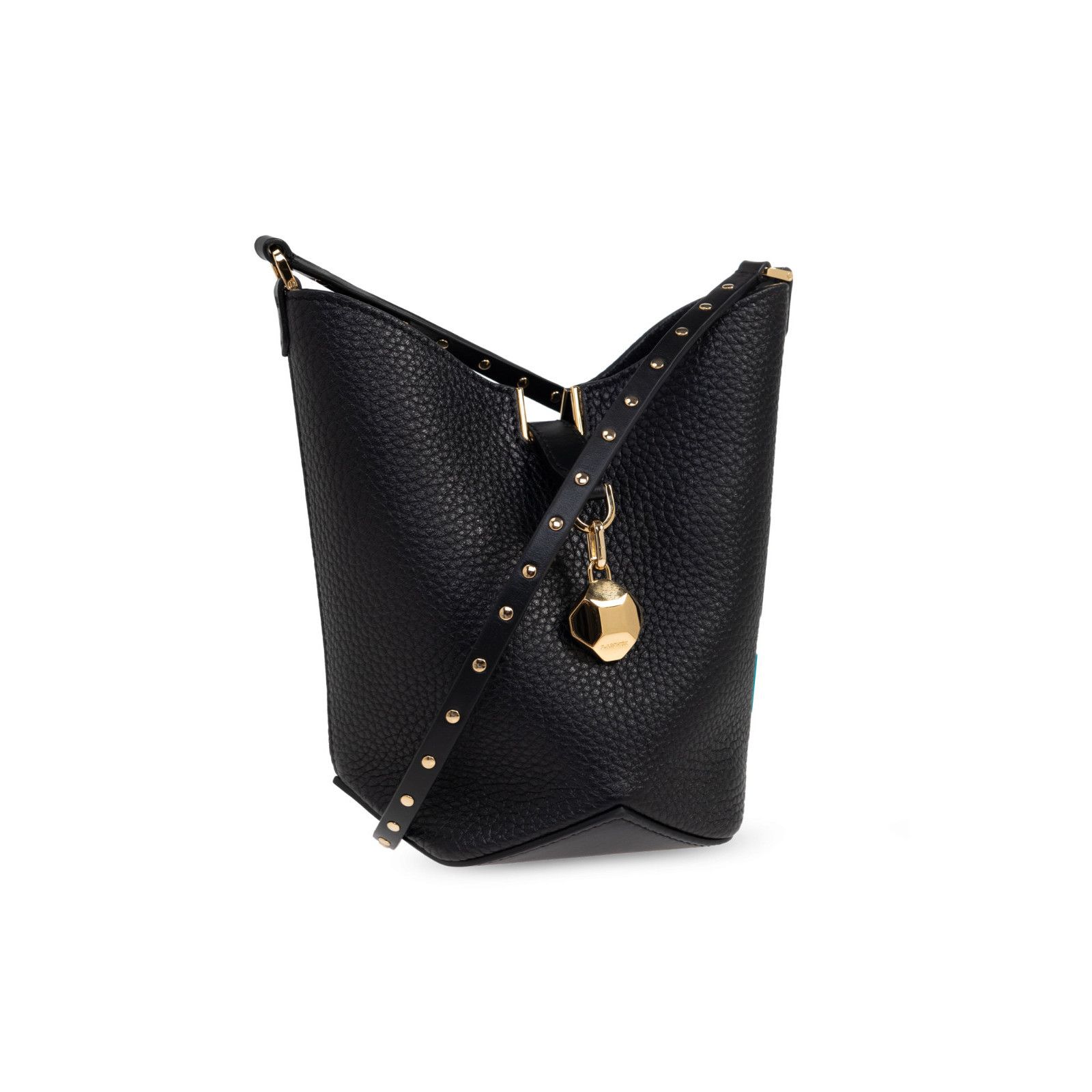 Lanvin LANVIN Black Leather Shoulder Bag New & Authentic Size ONE SIZE - 3 Thumbnail