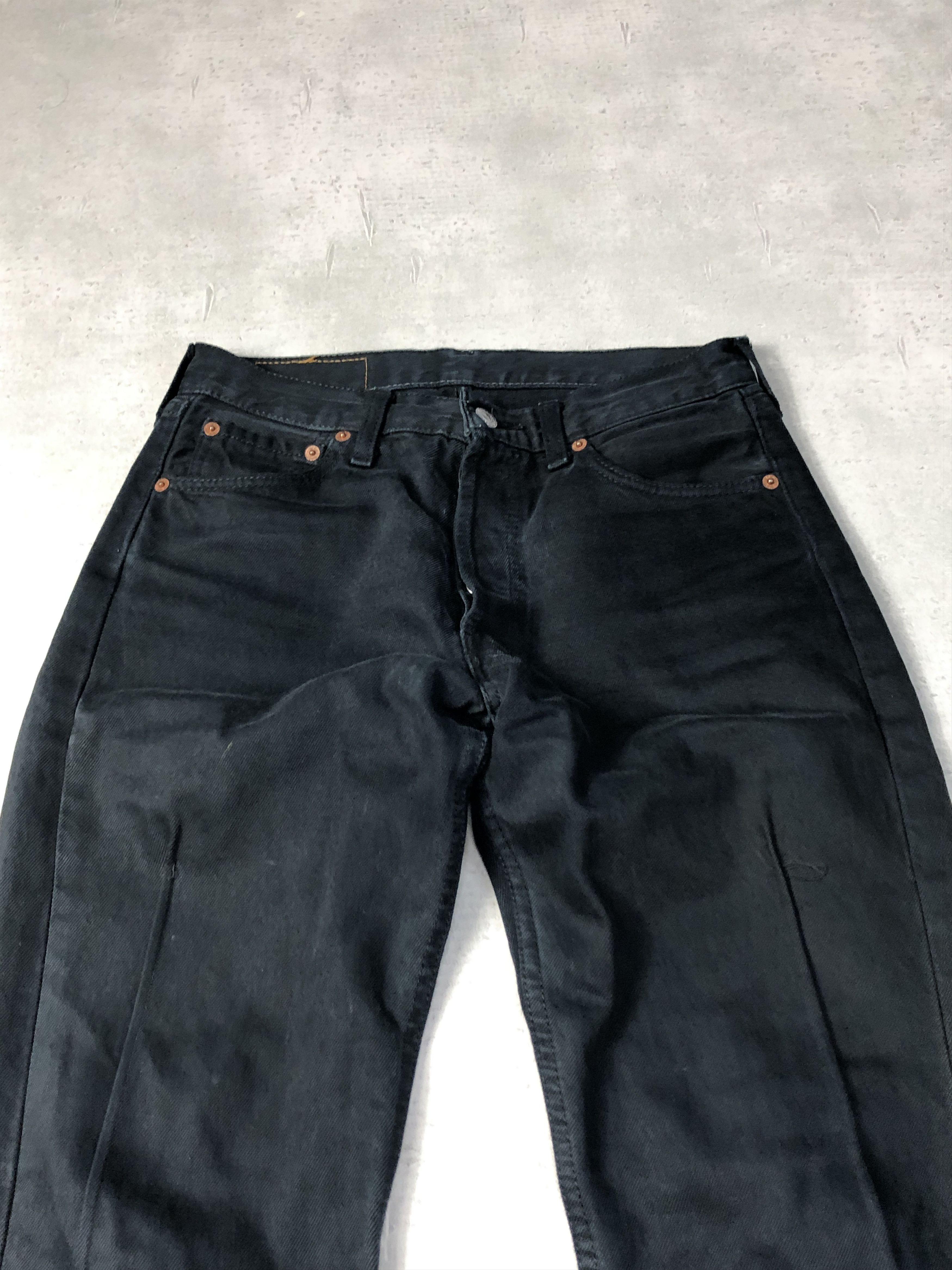 Levi's Levis 501 black denim pants 27-2-18 256 Size US 28 / EU 44 - 6 Thumbnail