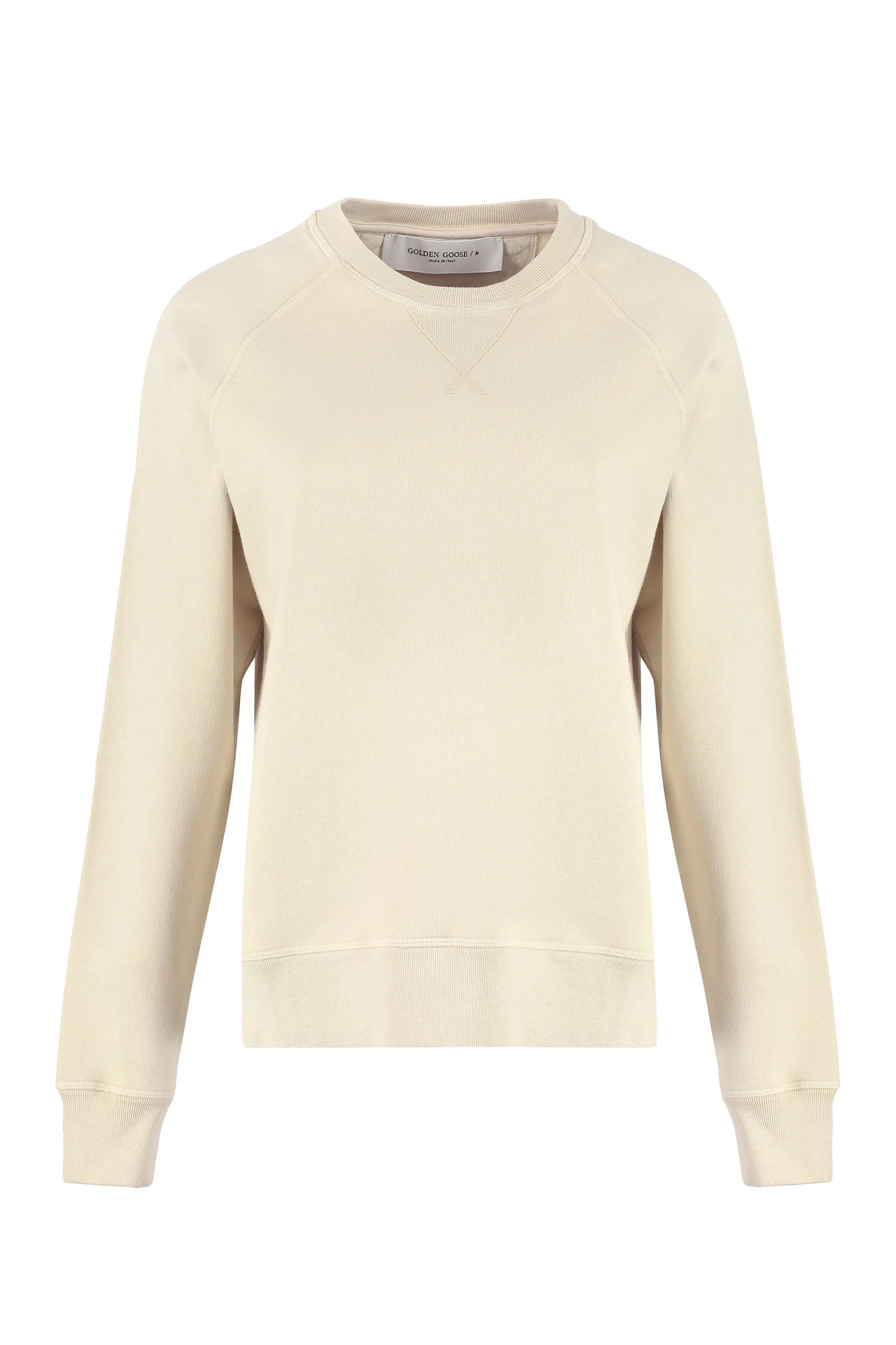 Golden Goose o1y0825 Crewneck Sweatshirt in Beige Size XS / US 0-2 / IT 36-38 - 1 Thumbnail