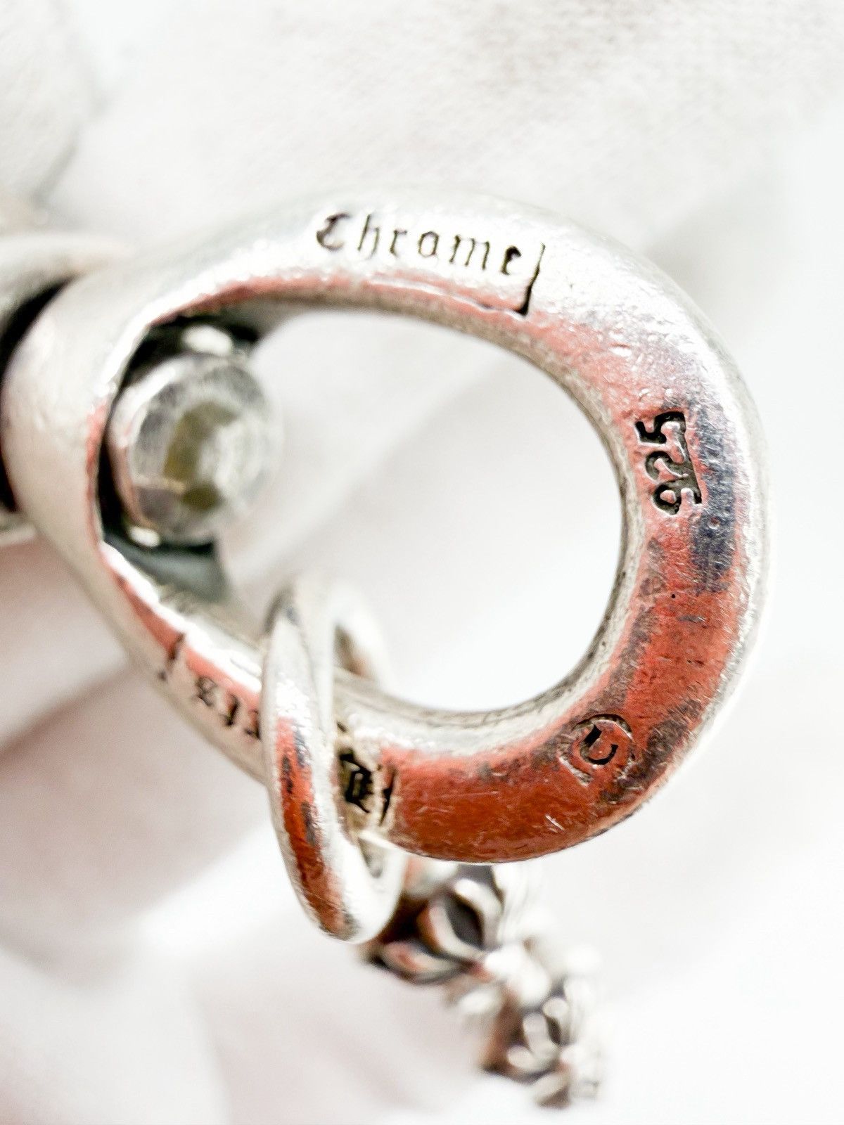 Chrome Hearts RARE! Chrome Hearts Wallet Chain Double Lobster Cross Ball Size ONE SIZE - 10 Thumbnail