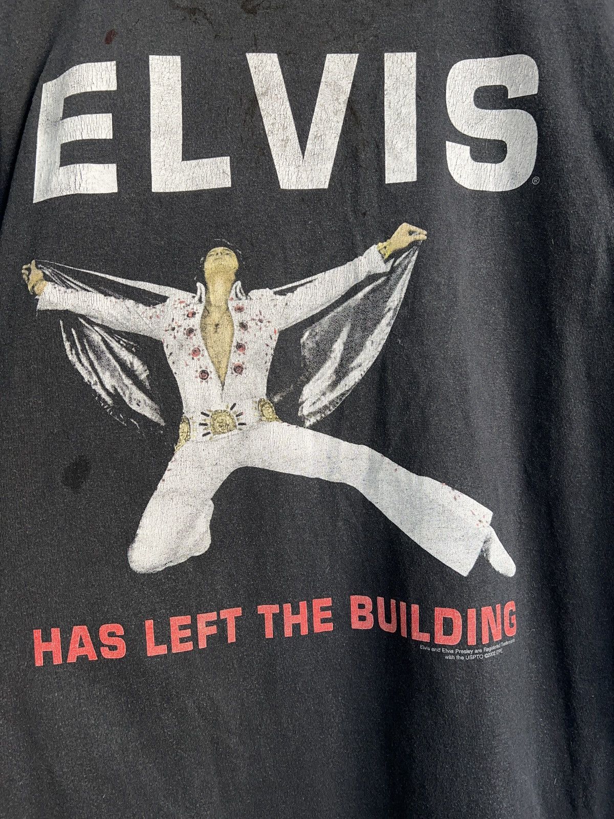 Gildan Vintage Logo Las Vegas Graphic T Shirt Elvis Presley 90s Size US L / EU 52-54 / 3 - 11 Thumbnail