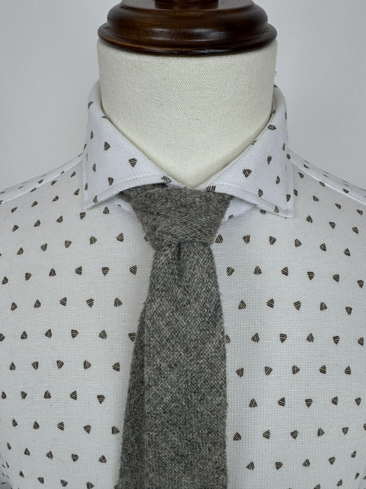 Other Theros Vintage wool ties gray tie knitted made in Wales Size ONE SIZE - 5 Thumbnail