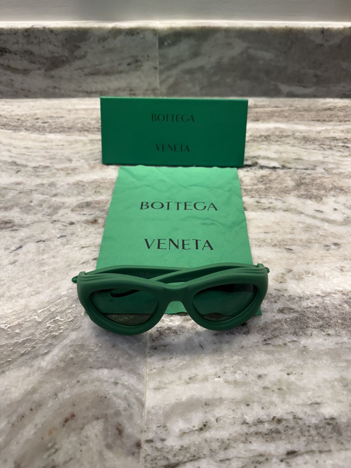 Bottega Veneta Bottega Veneta injection sunglasses Size ONE SIZE - 1 Thumbnail