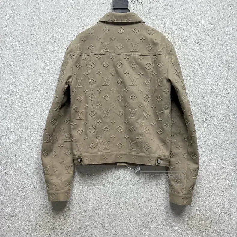 Louis Vuitton Louis Vuitton SS25 full-print embossed aged denim jacket Size US S / EU 44-46 / 1 - 2 Thumbnail