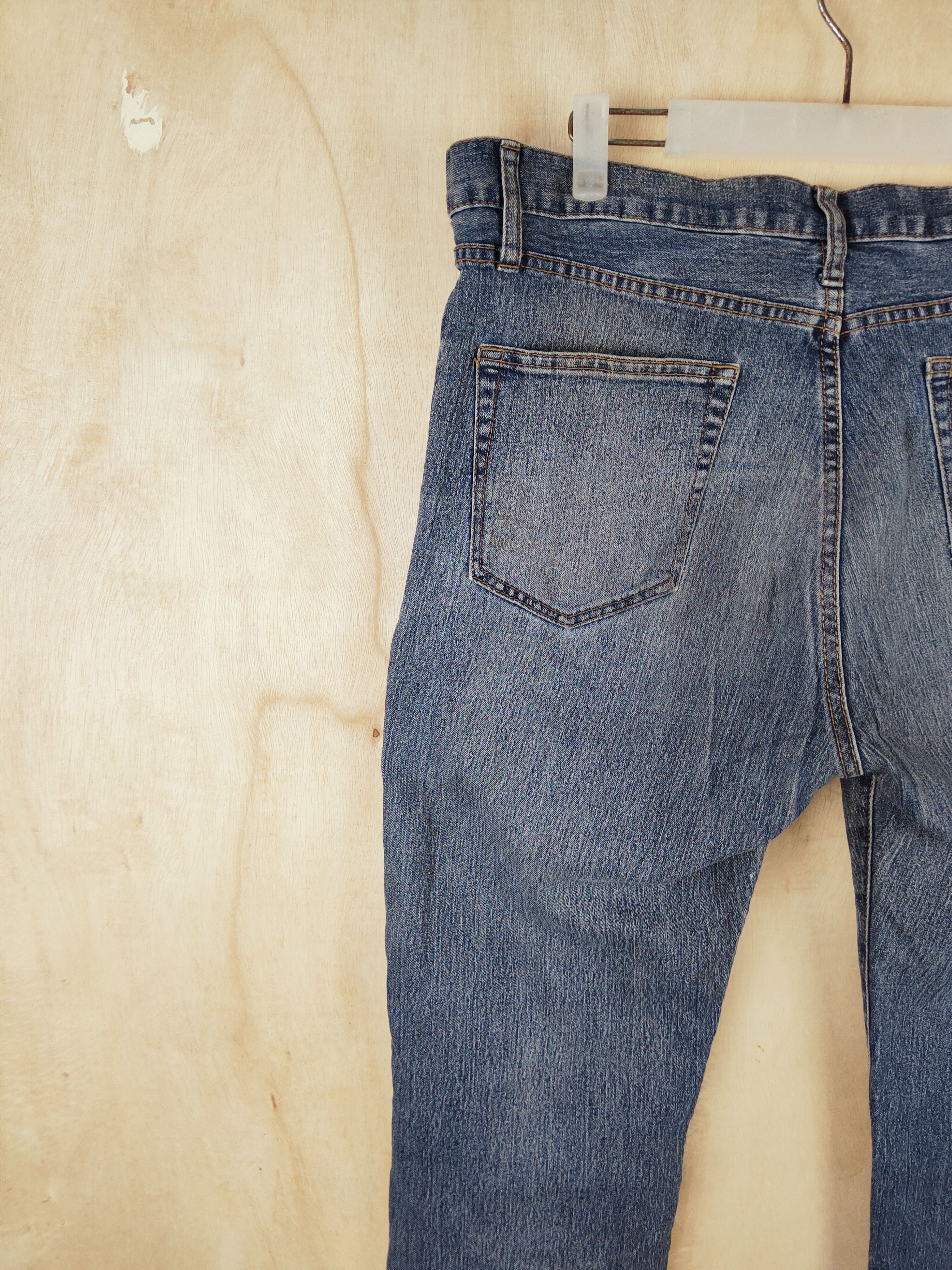 Japanese Brand Conron Blue Distressed Ripped Jeans #S2498 Size US 36 / EU 52 - 8 Thumbnail
