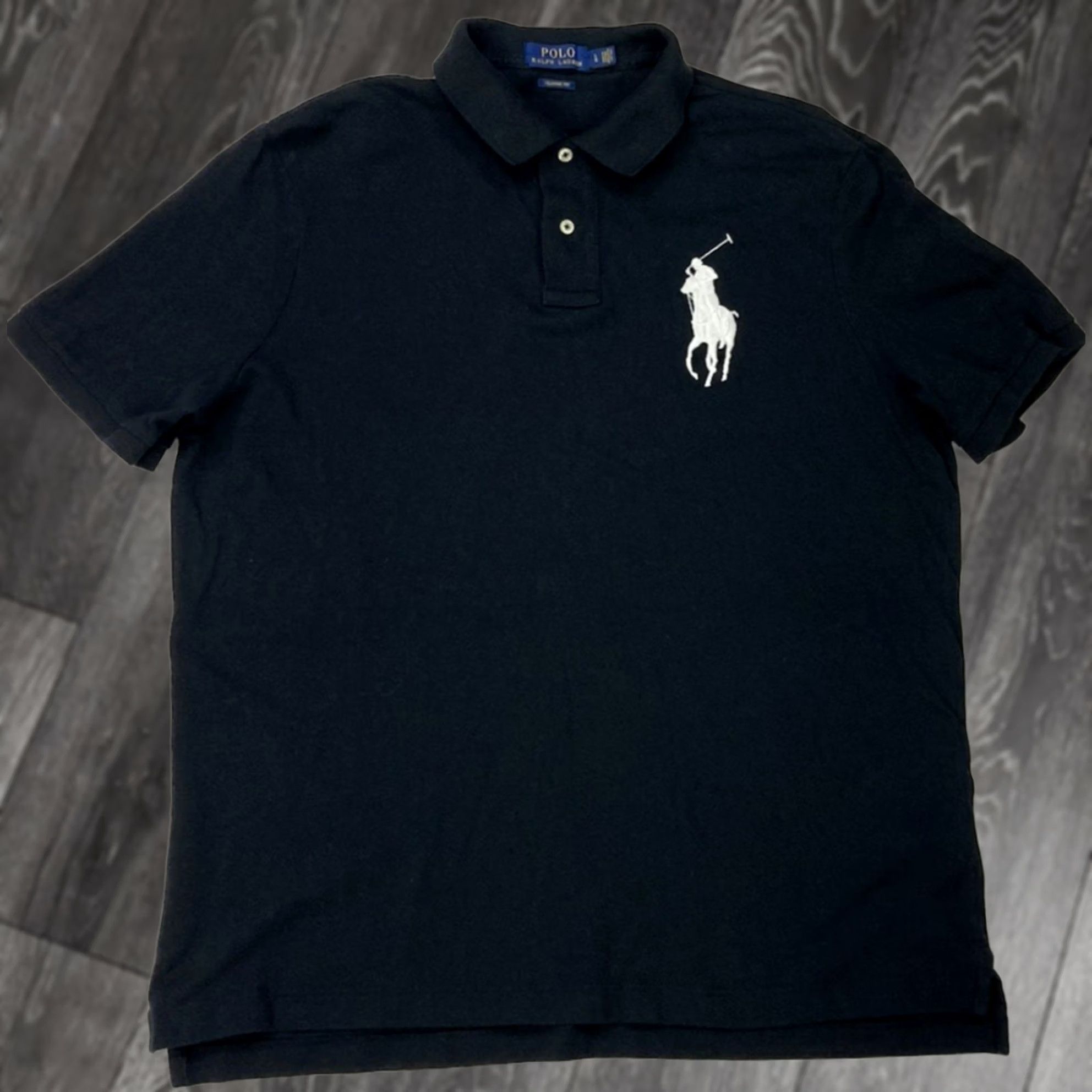 Luxury × Polo Ralph Lauren × Vintage Ralph Lauren Men Black Shirt
