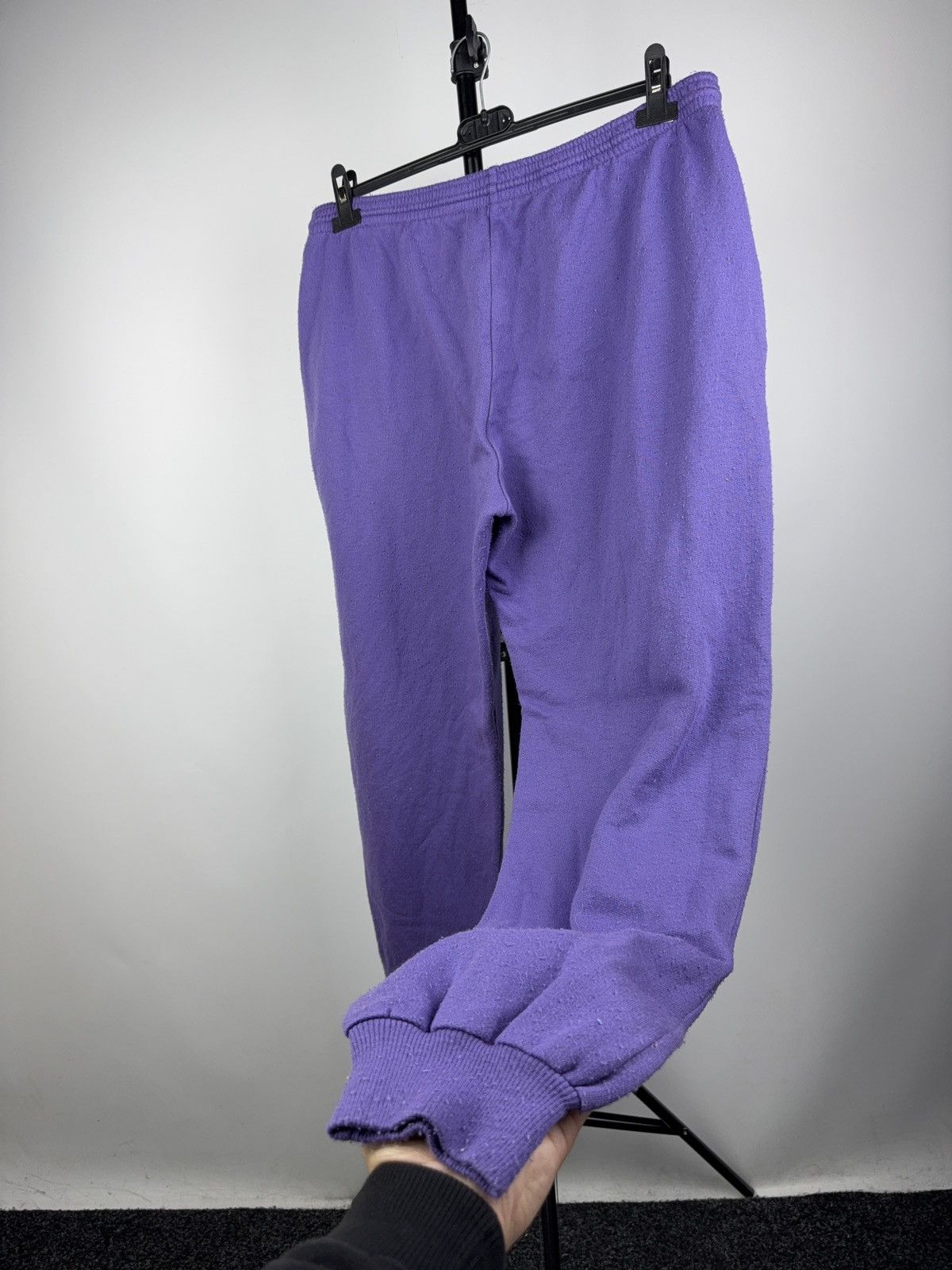 Puma Retro Vintage 90s Puma Made in Italy Purple Sweatpants L-XL Size US 36 / EU 52 - 10 Thumbnail