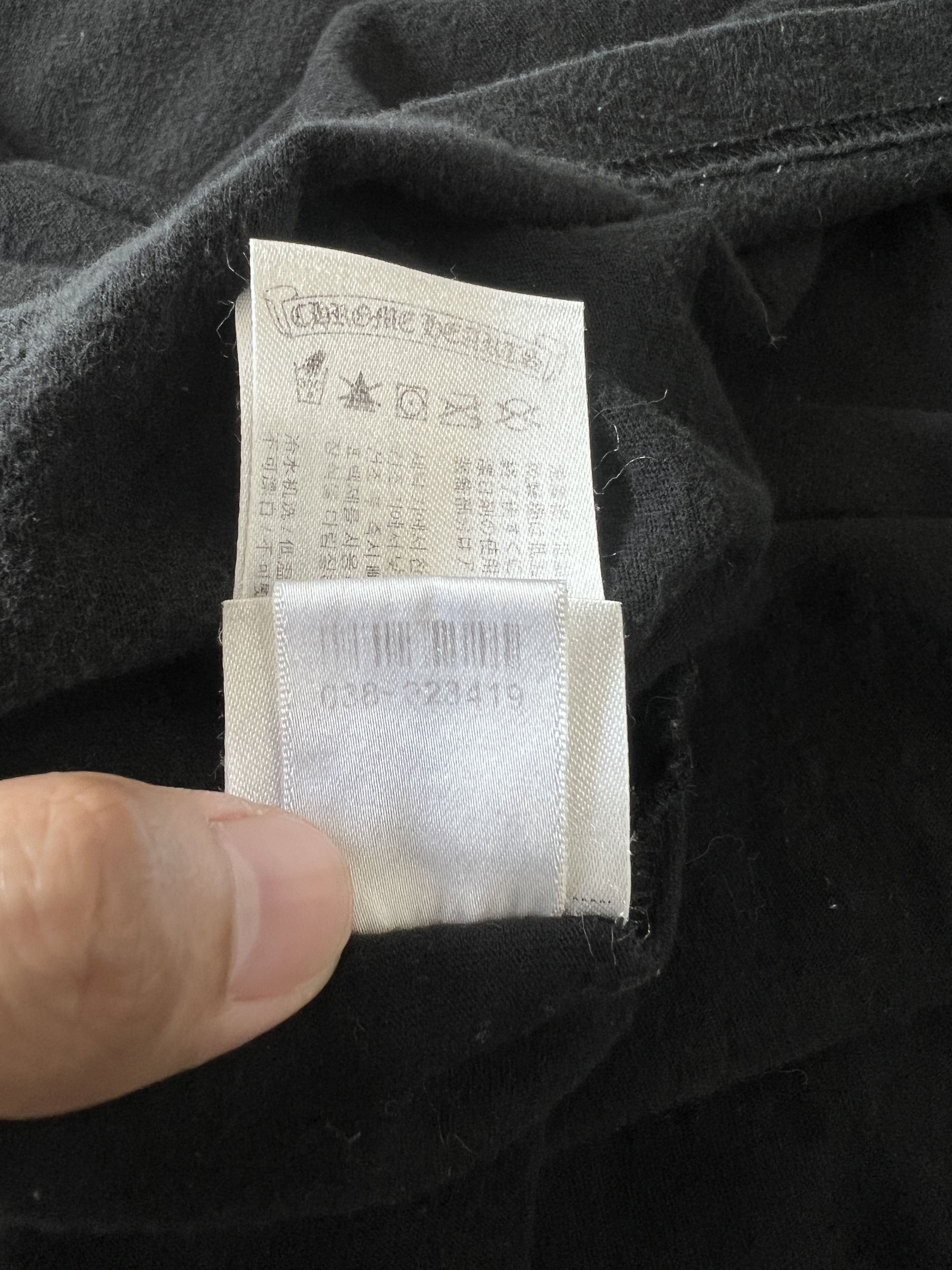 Chrome Hearts Chrome Hearts Hong Kong Horseshoe Pocket Tee Black XL Size US XL / EU 56 / 4 - 10 Thumbnail