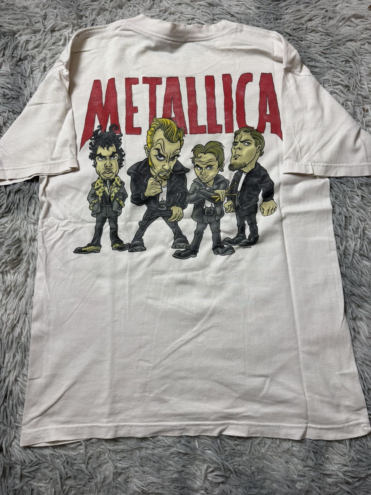 Metallica Vintage Metallica Cartoon 1996 By Chavez Size US L / EU 52-54 / 3 - 6 Thumbnail