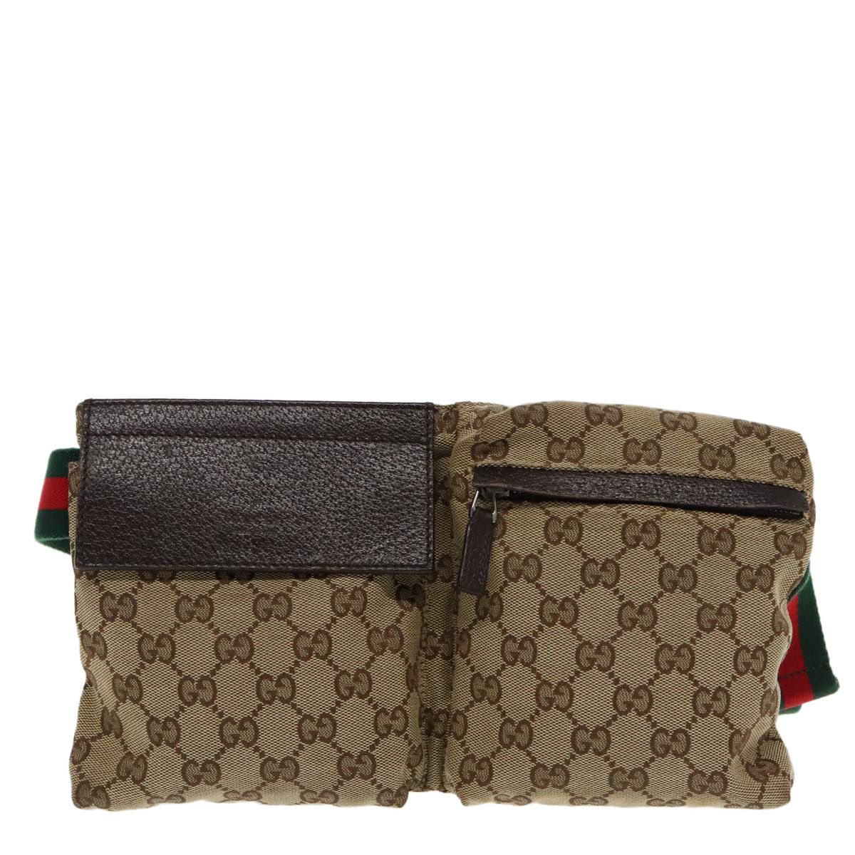 Gucci Sherry Beige Canvas Shoulder Bag (Pre-Owned) Size ONE SIZE - 1 Thumbnail