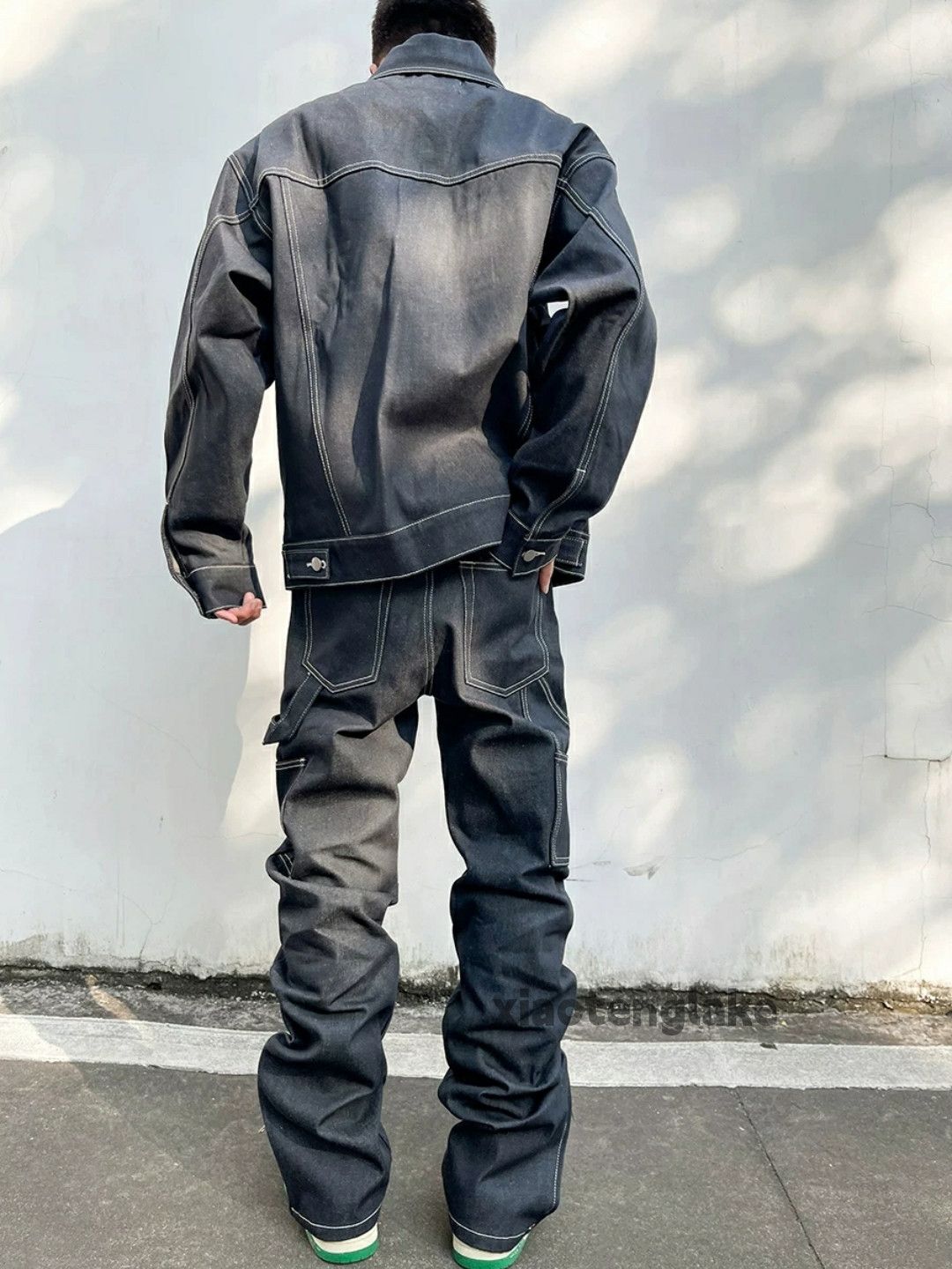 Designer × Jean × Vintage zipper utility stack skate hiphop yuppie carpenter jeans Size US 36 / EU 52 - 5 Thumbnail