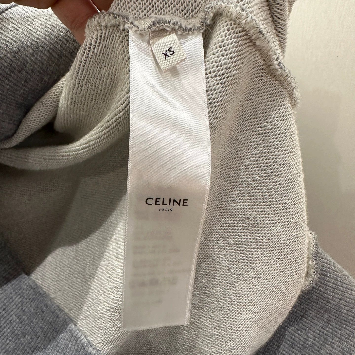 Celine Celine mar224 logo tape hoodie XS Size XS / US 0-2 / IT 36-38 - 4 Thumbnail