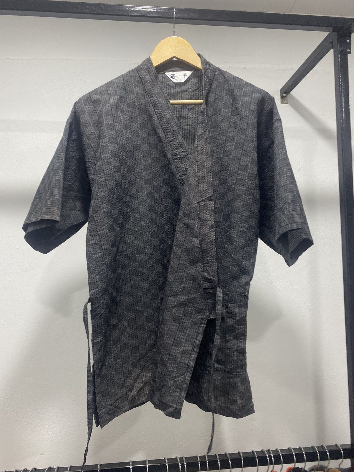 Hysteric Glamour × Japanese Brand × Le Grande Bleu (L.G.B.) Sick☠️ Japan Kimono Anime Checkered Lgb Punk 90s Size US M / EU 48-50 / 2 - 8 Thumbnail