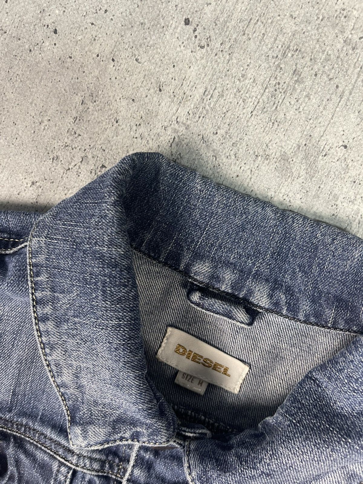 Diesel Diesel Vintage Y2K Washed Blue Denim Jeans Jacket Size M / US 6-8 / IT 42-44 - 6 Thumbnail