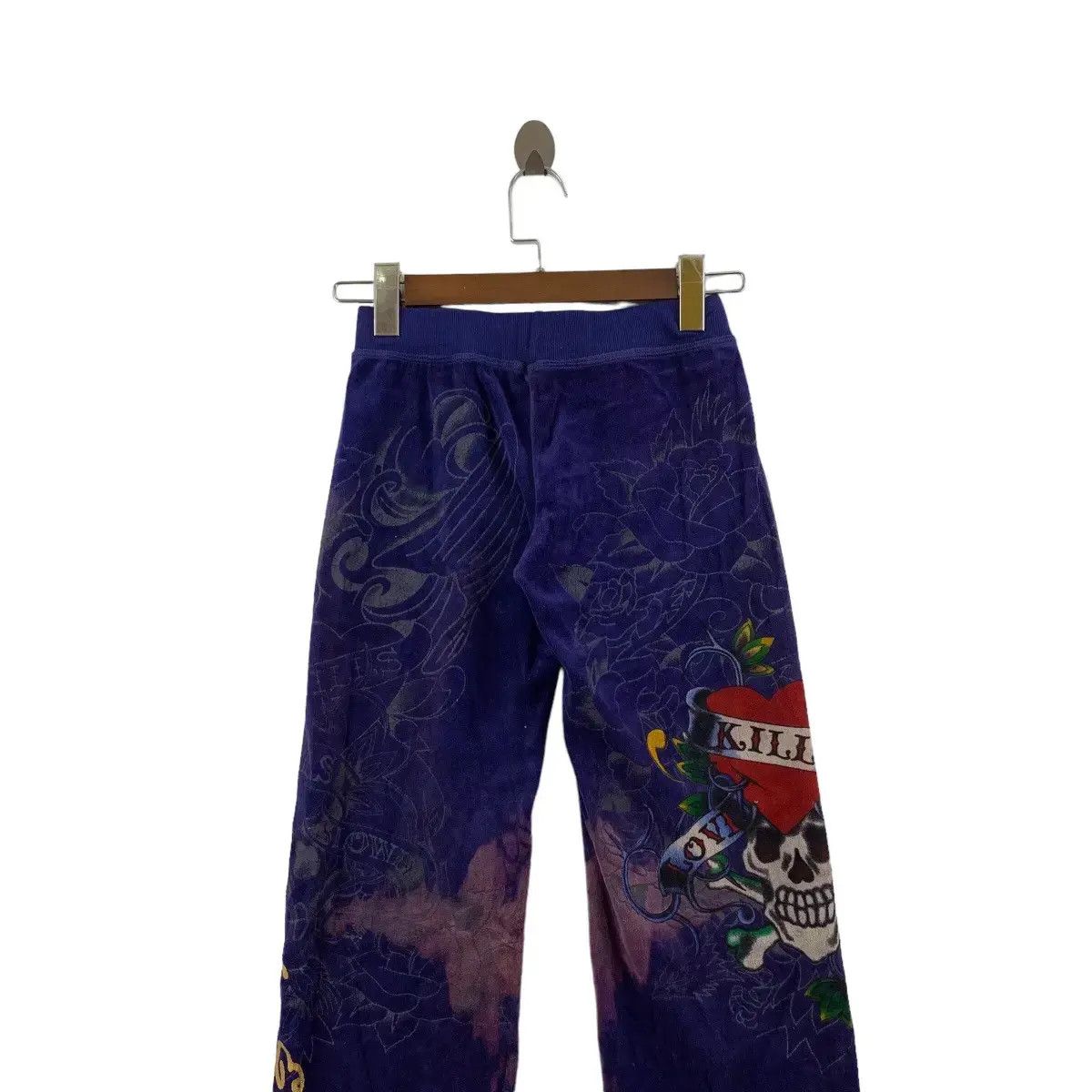 Ed Hardy ED HARDY CHRISTIAN AUDIGIER Tattoo Discolour Pant Distress Size 24" / US 00 / IT 34 - 2 Thumbnail