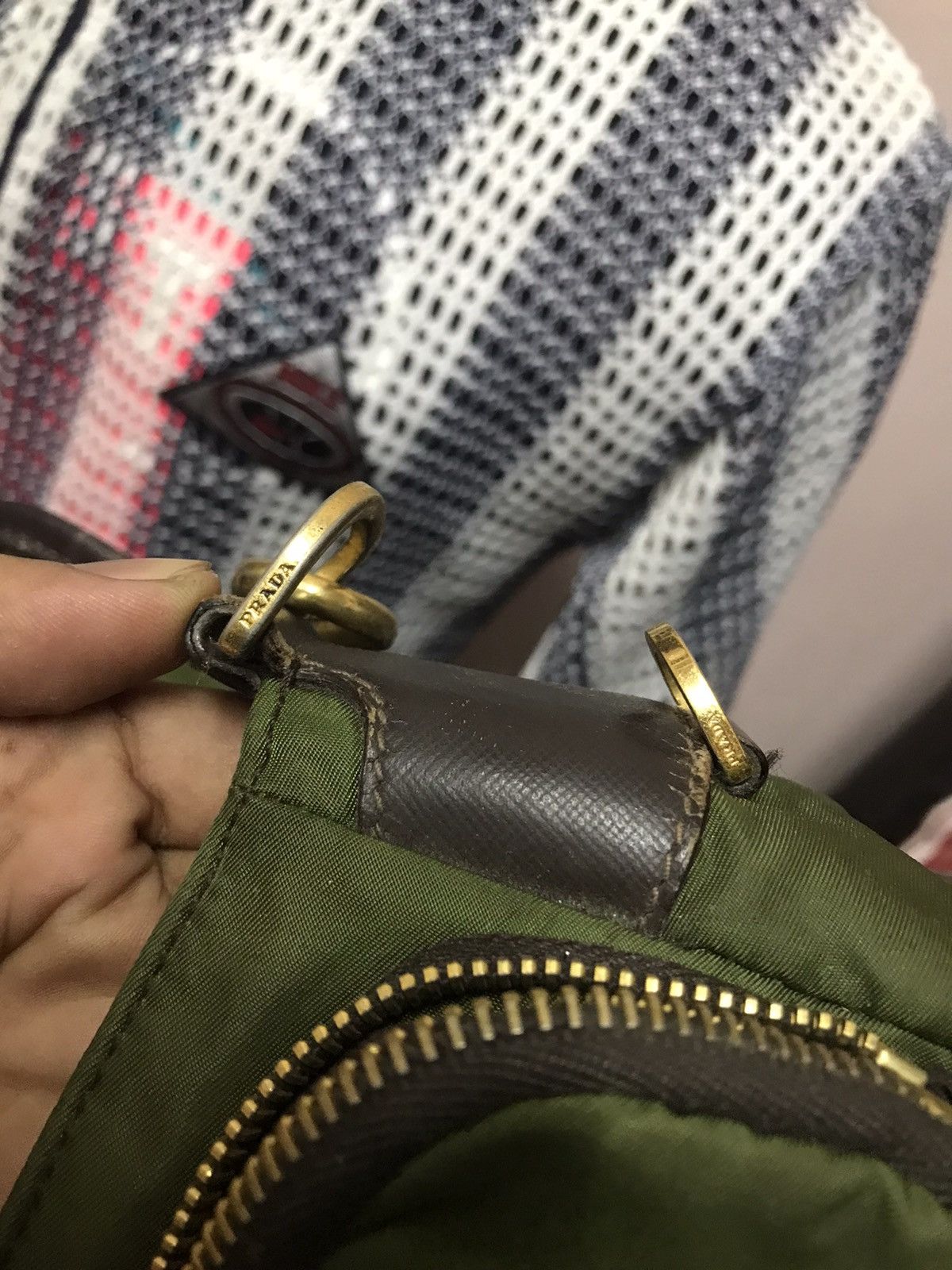 Prada × Vintage Authenrtic PRADA GREEN Shoulder Size ONE SIZE - 9 Thumbnail