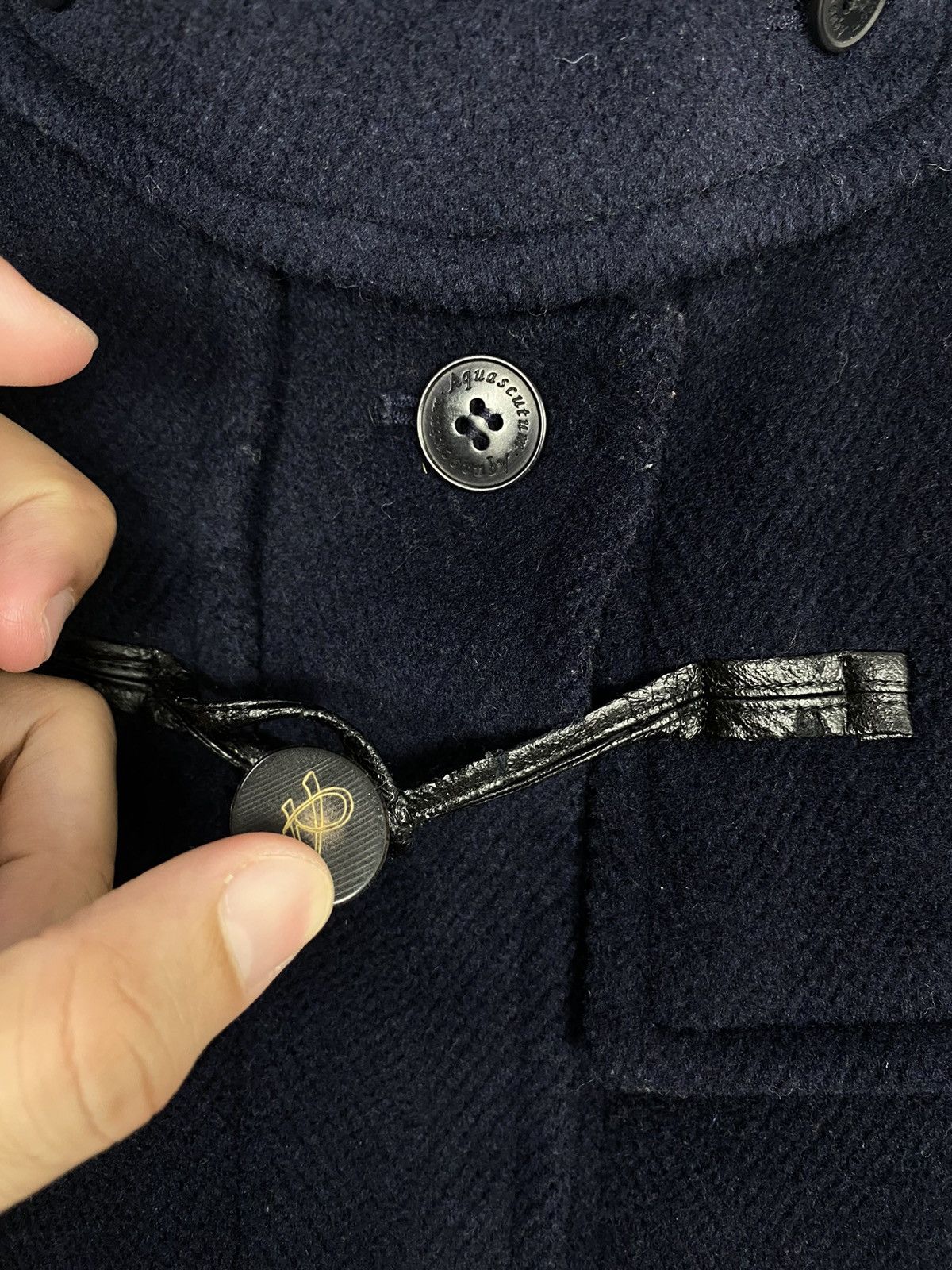 Aquascutum Rare‼️ Vintage Aquascutum Wool Duffle Coat Made in England Size M / US 6-8 / IT 42-44 - 12 Thumbnail