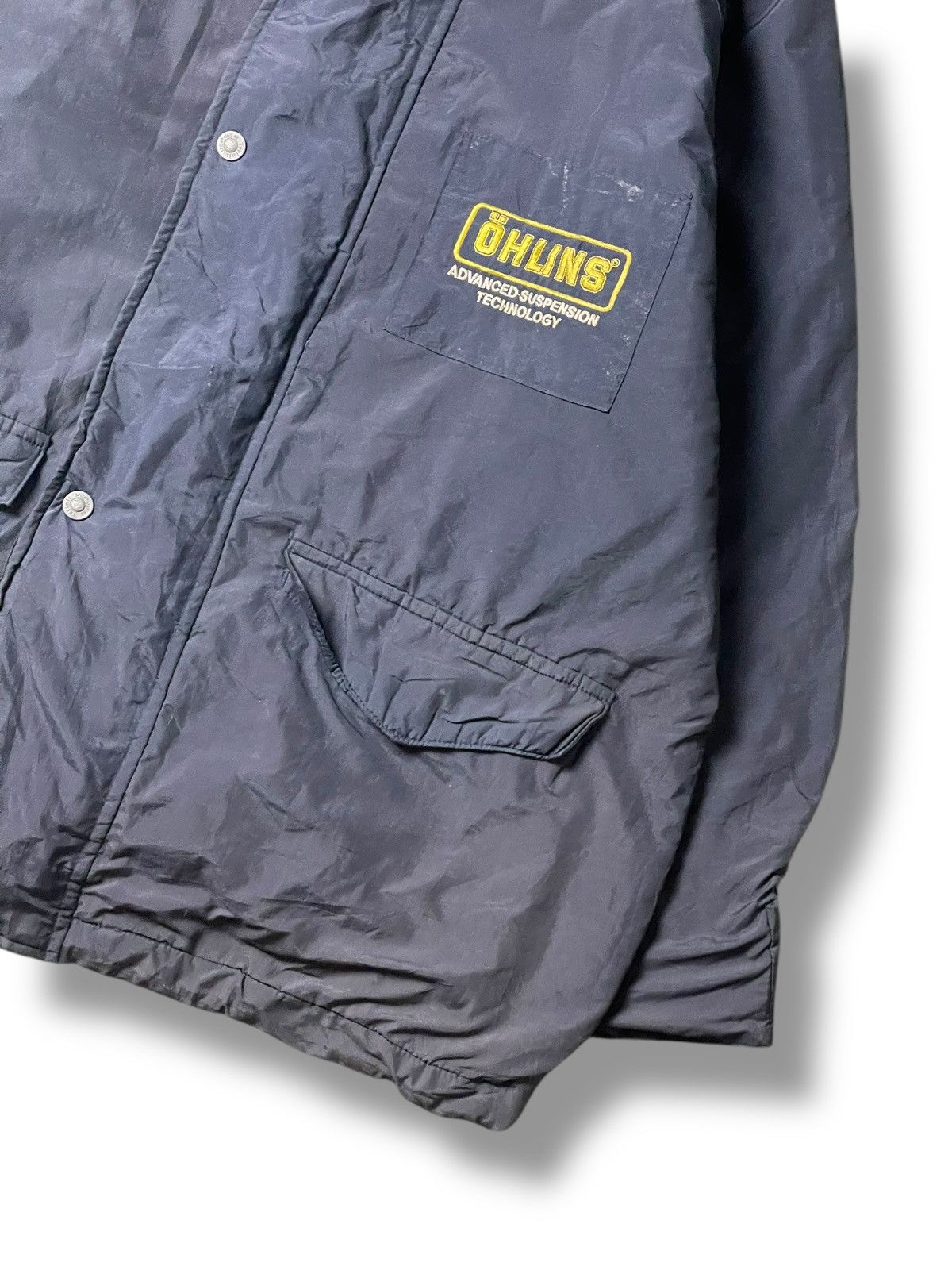 Japanese Brand × Other × Vintage Ohlins Suspension Brand Jacket with Double Pocket (134) Size US L / EU 52-54 / 3 - 3 Thumbnail