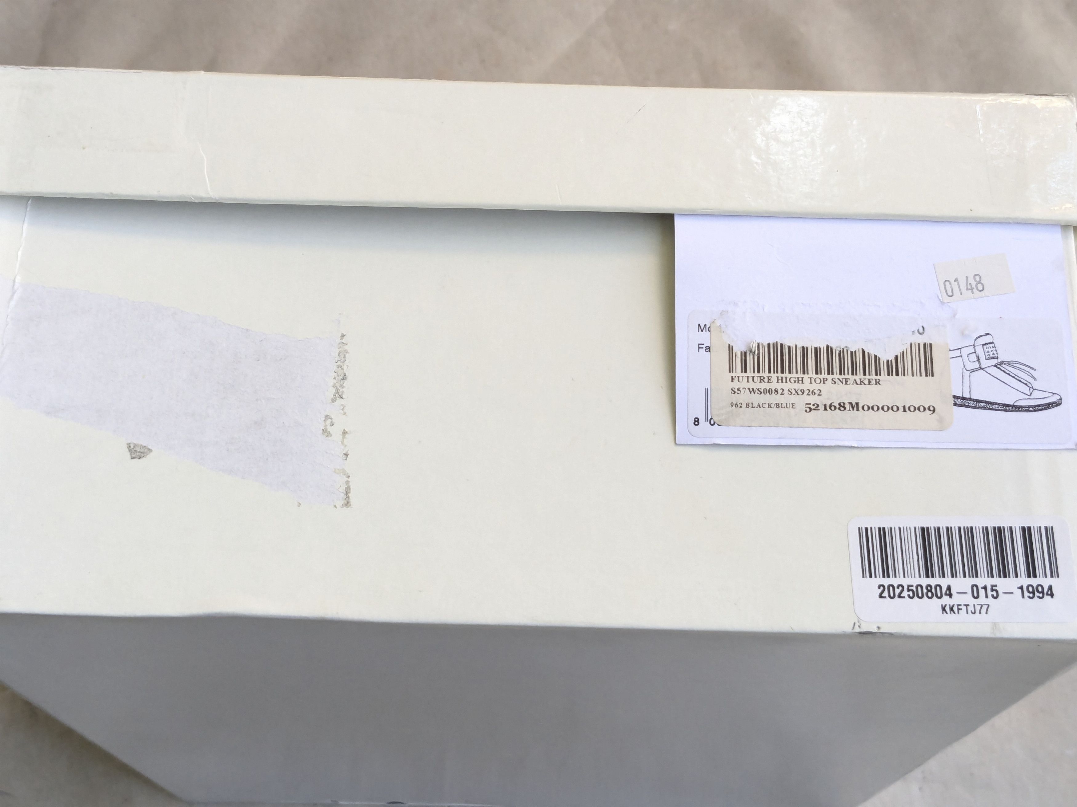 Maison Margiela Maison Margiela Future Blue Black 12 45 Leather High Tops Size US 11 / EU 44 - 19 Thumbnail