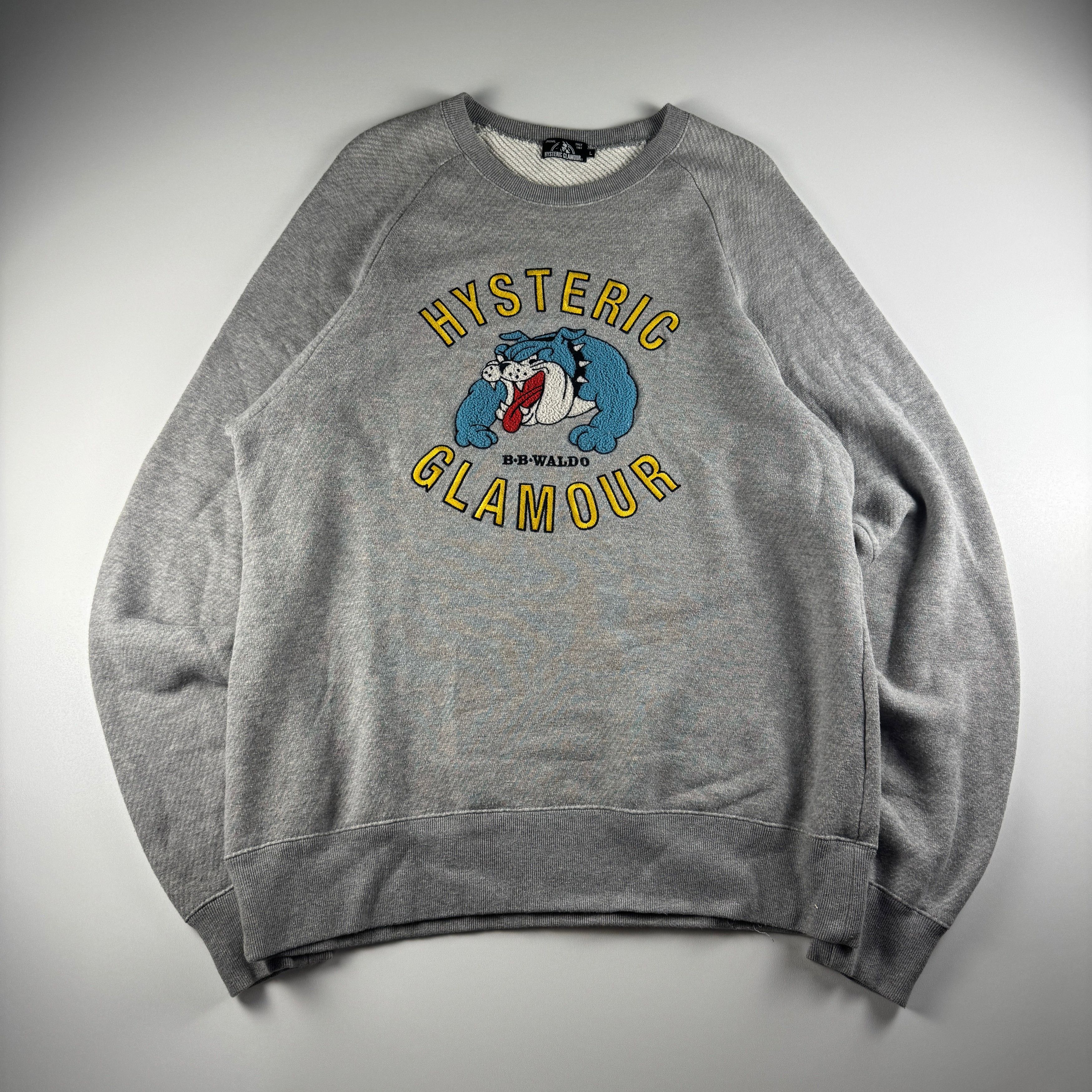 Hysteric Glamour Hysteric Glamour B.B. Waldo Grey Sweater (L) Size US L / EU 52-54 / 3 - 1 Thumbnail