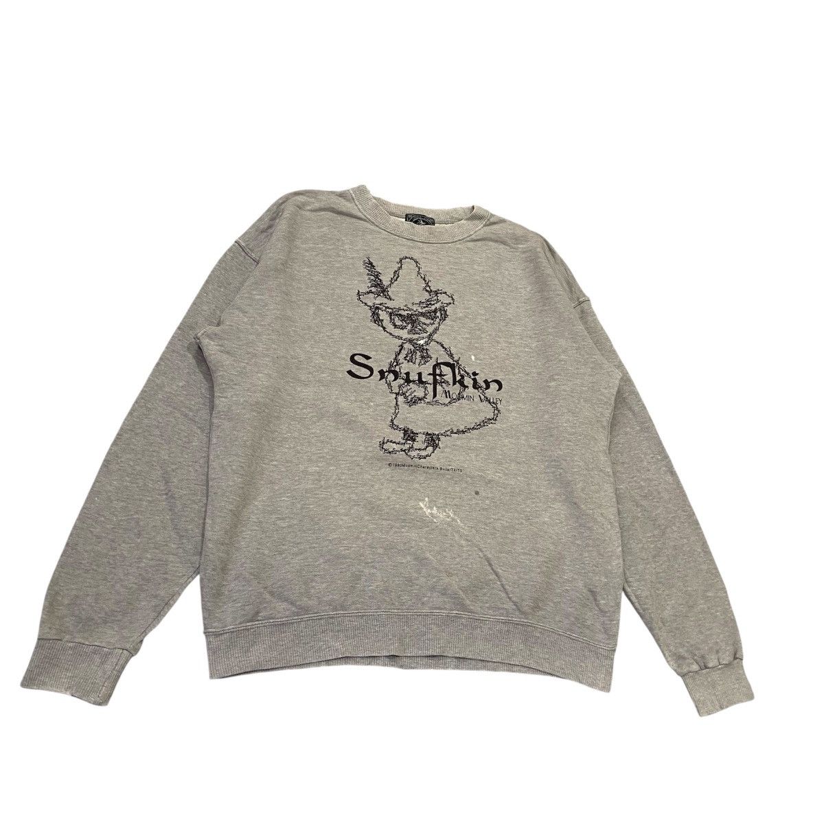 Anime Vintage 1990 Moomin Valley Snufkin Sweatshirt Size US M / EU 48-50 / 2 - 3 Thumbnail