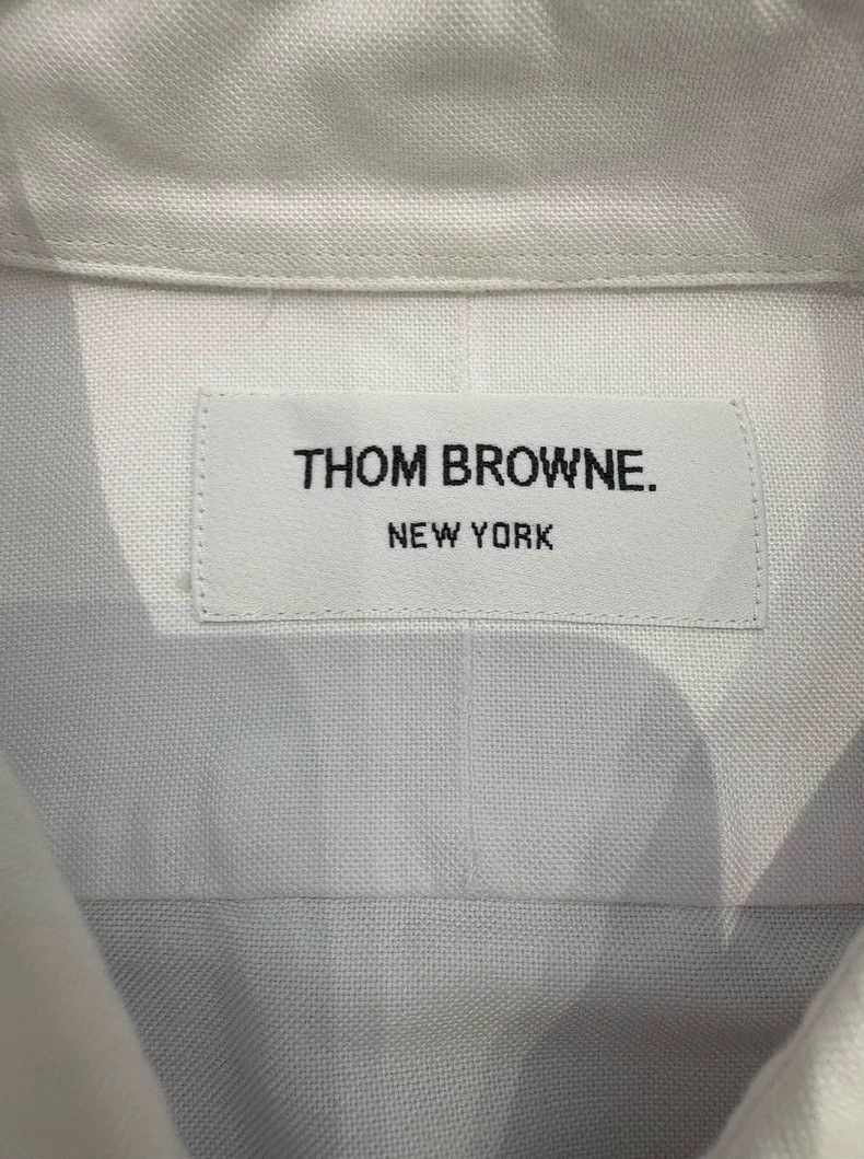 Thom Browne Thom Browne White long-sleeved shirt Size US XS / EU 42 / 0 - 6 Thumbnail