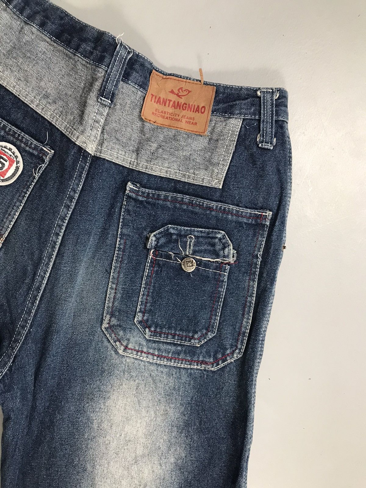 JNCO Vintage tiantangniao multi-pocket denim Size US 32 / EU 48 - 12 Thumbnail