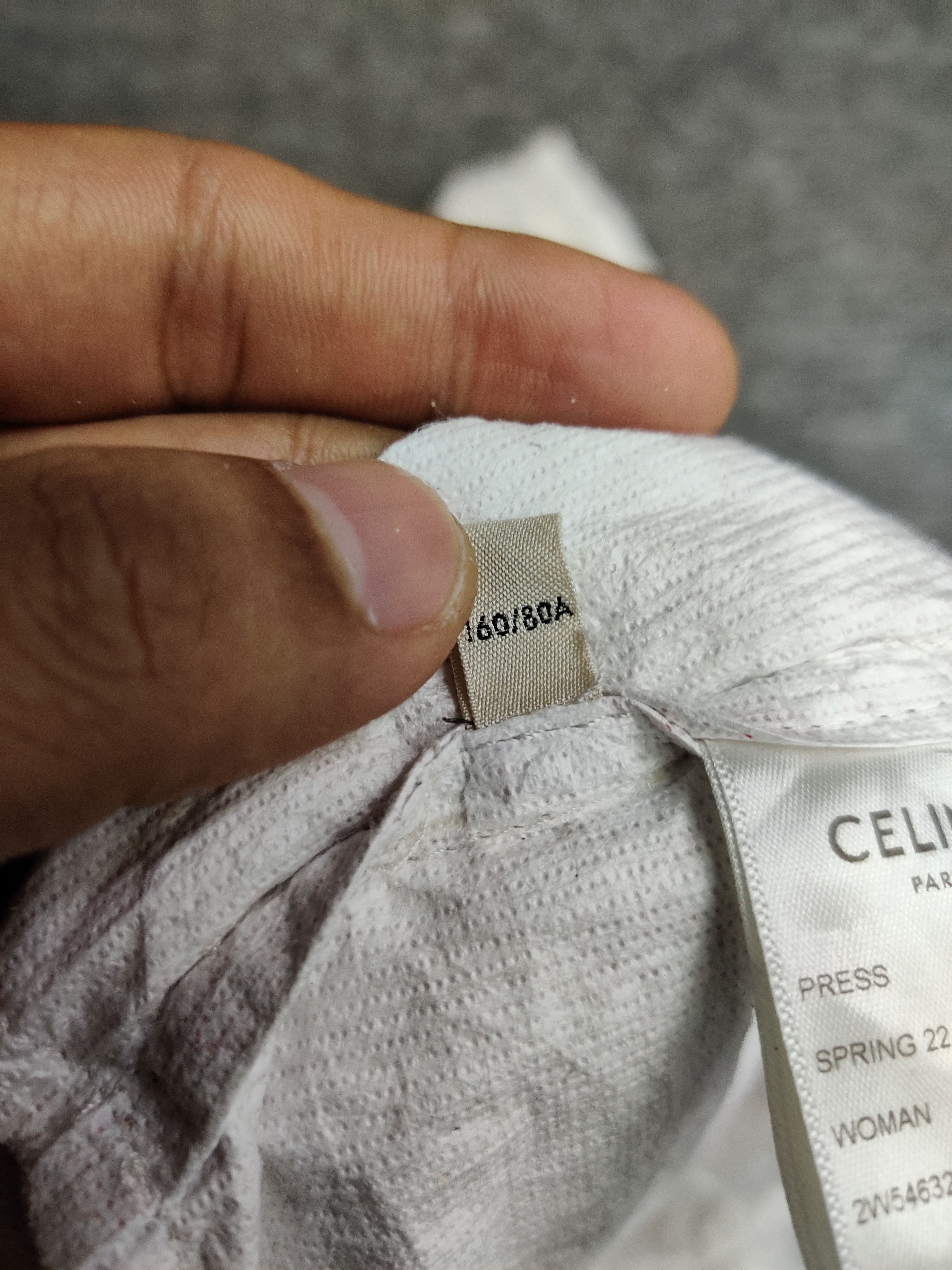 Celine Celine Paris White Logo Windbreaker Jacket Size US M / EU 48-50 / 2 - 14 Thumbnail