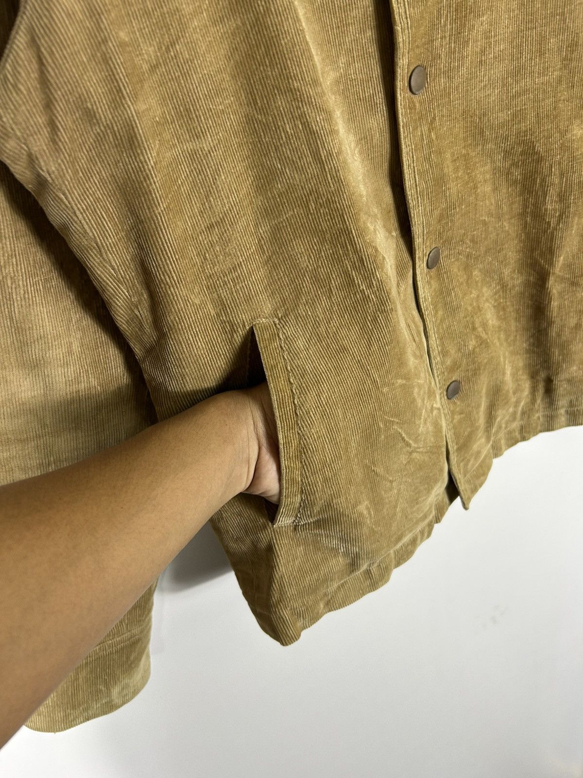 Paul Smith × Vintage 🔥Vintage Paul Smith Corduroy Snap Button Denim Jacket Size US M / EU 48-50 / 2 - 6 Thumbnail