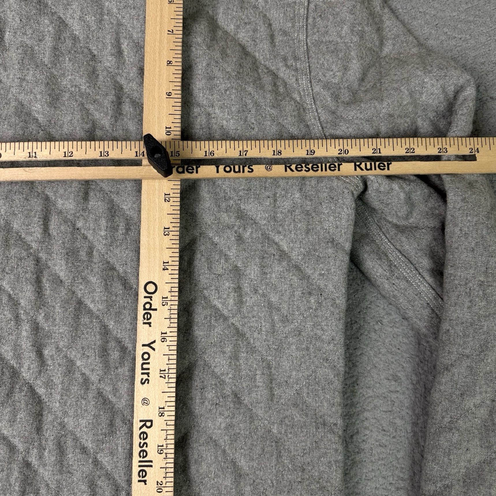 Allsaints AllSaints Jacket Unisex Adults M Grey Wool Quilted Lining Cotton Spitalfield Randal Zip Button Size US M / EU 48-50 / 2 - 6 Thumbnail