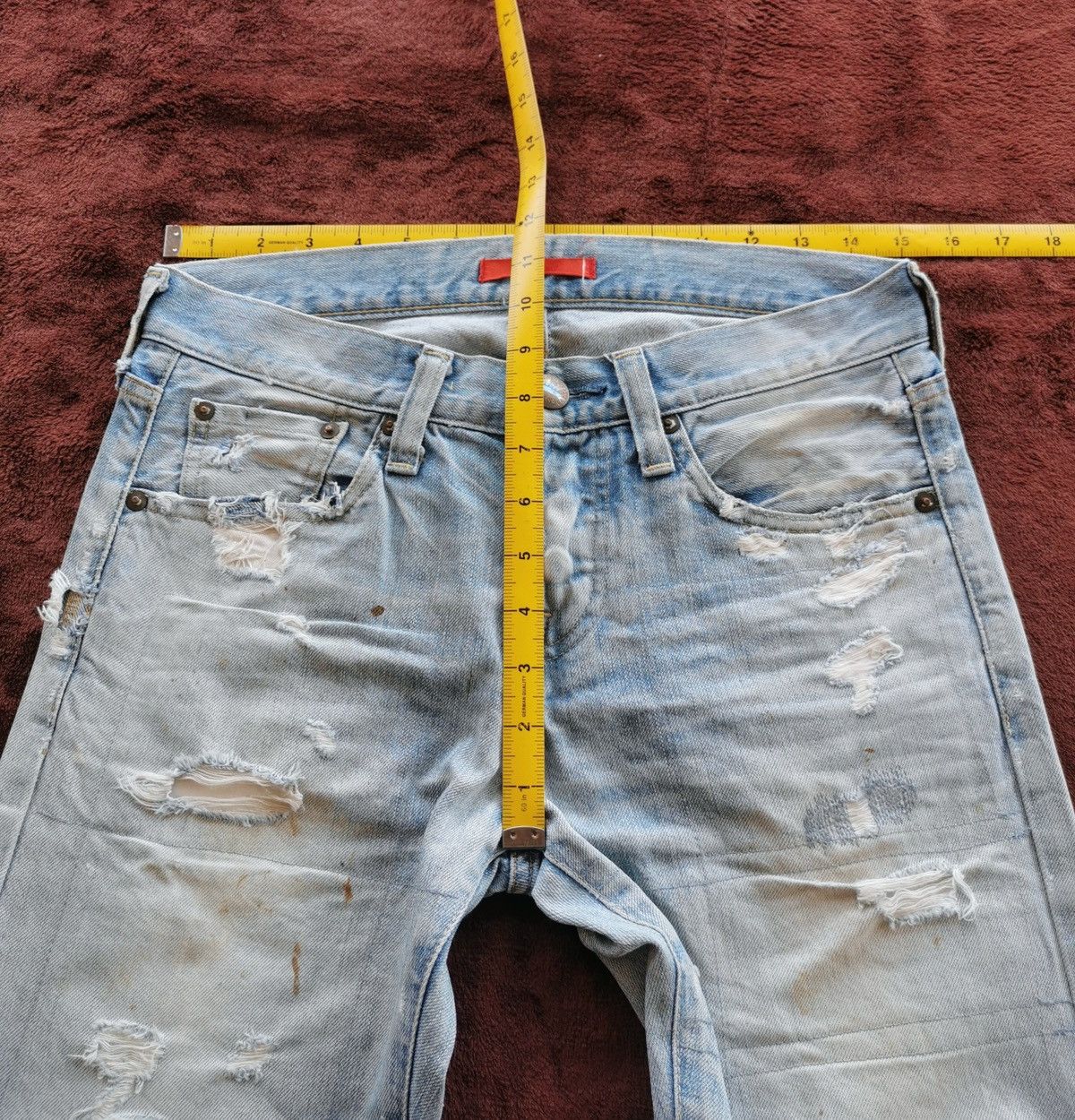 Undercover Red Card Jeans Size US 30 / EU 46 - 9 Thumbnail