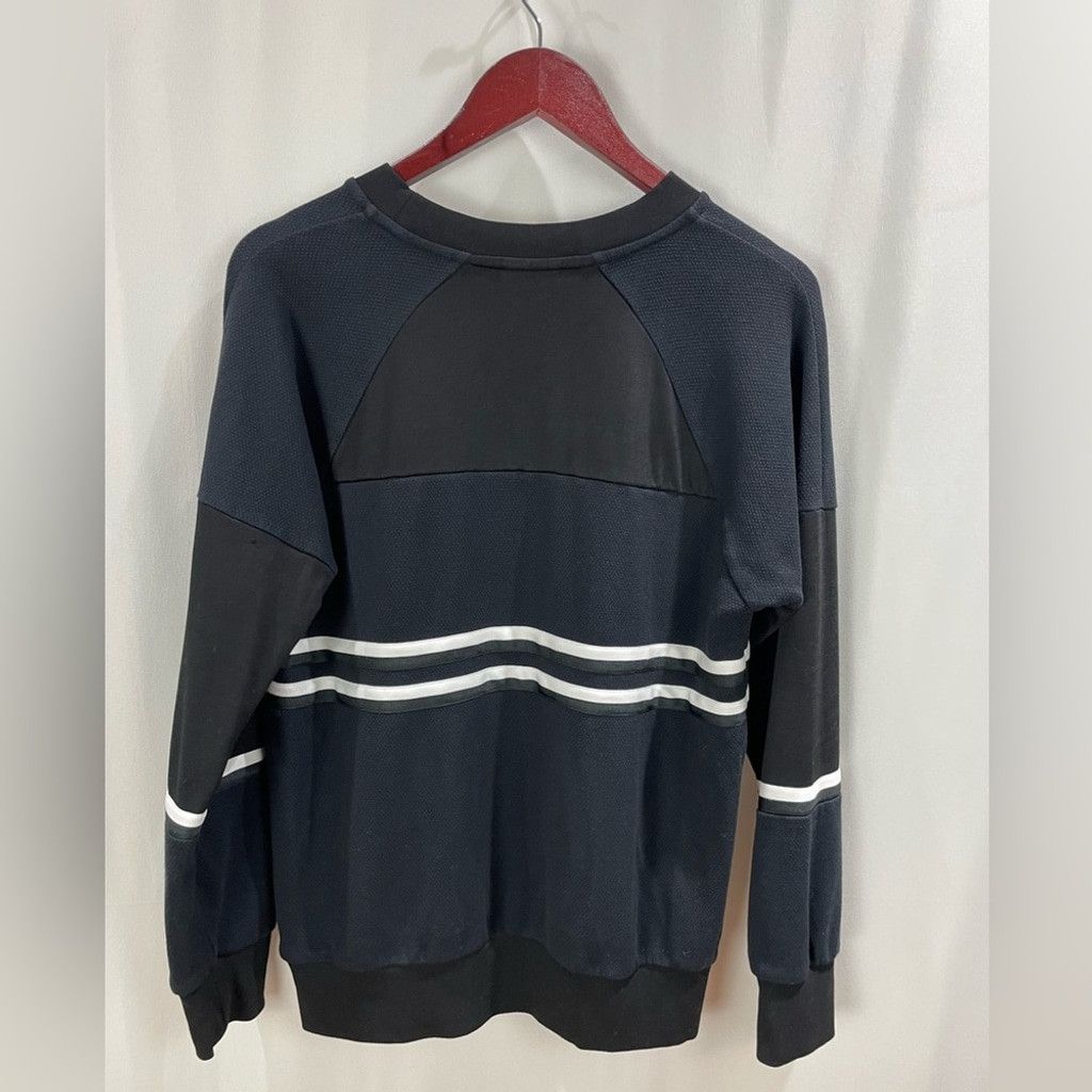 Paul Smith PS by Paul Smith Black Striped Panelled Sweatshirt Size S Size US S / EU 44-46 / 1 - 5 Thumbnail