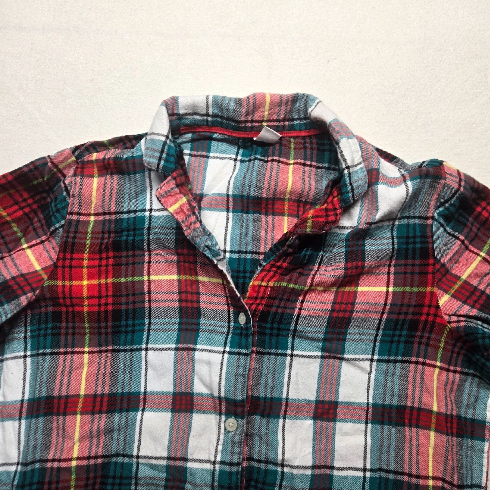 Old Navy Old Navy Shirt Button-Up Shirt Womens M Adult Multicolor Red White Check Vinyl? Size M / US 6-8 / IT 42-44 - 2 Thumbnail