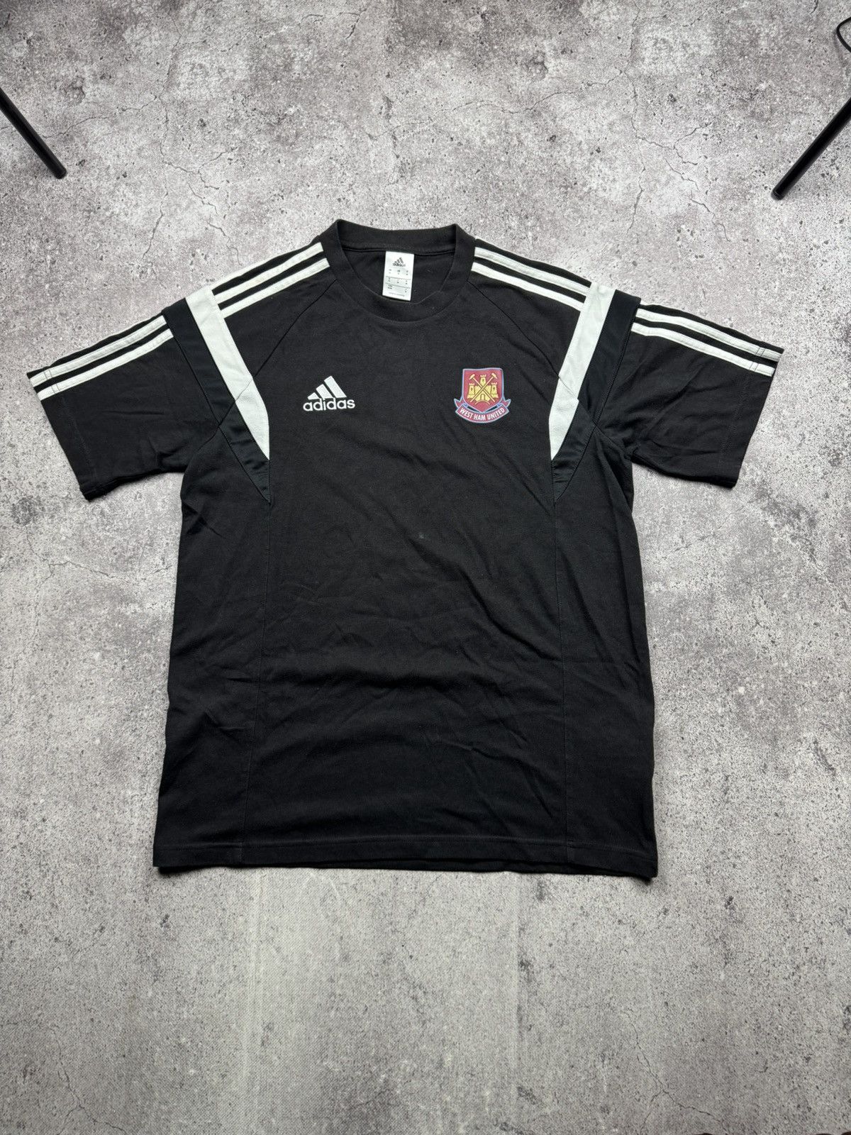 Adidas Vintage Adidas West Ham Y2K Soccer Jersey Cotton Shirt Japan Size US M / EU 48-50 / 2 - 1 Thumbnail