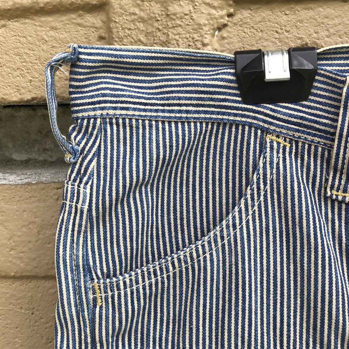 Japanese Brand Vintage TROUSERS MEN’S Striped Hikory Bush Pants Size US 32 / EU 48 - 5 Thumbnail